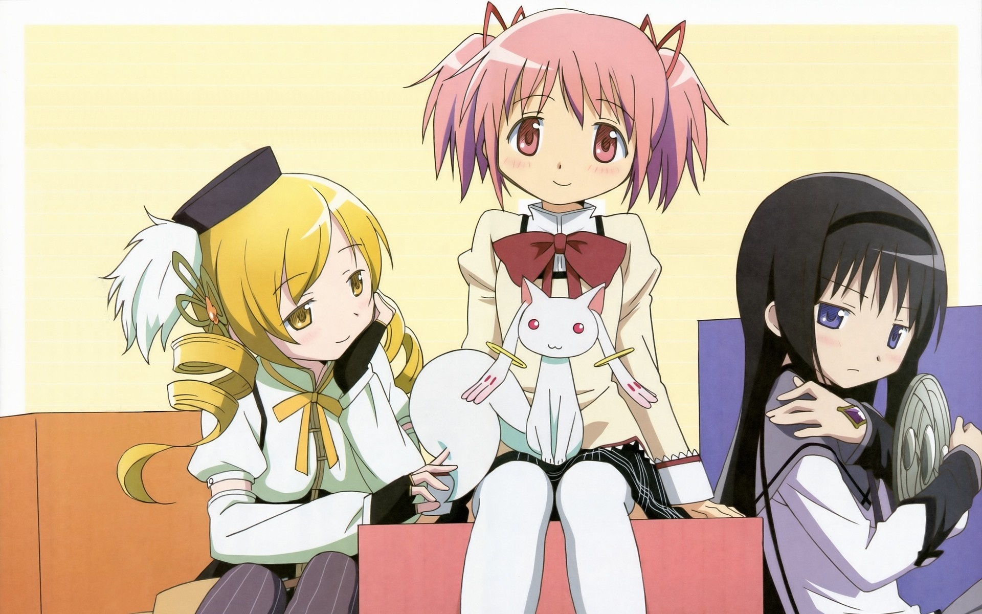 Madoka Magica anime, Anime girls, Kaname Madoka, Tomoe Mami, 1920x1200 HD Desktop