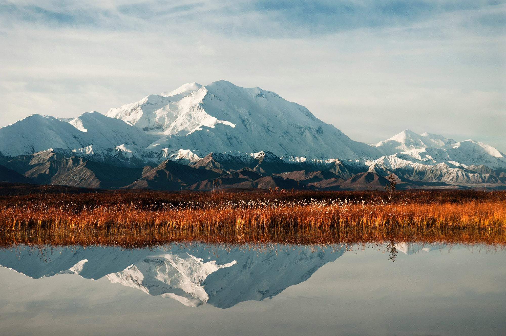 Denali National Park, Alaskan landscapes, Mountain reflection, Nature's beauty, 2000x1330 HD Desktop