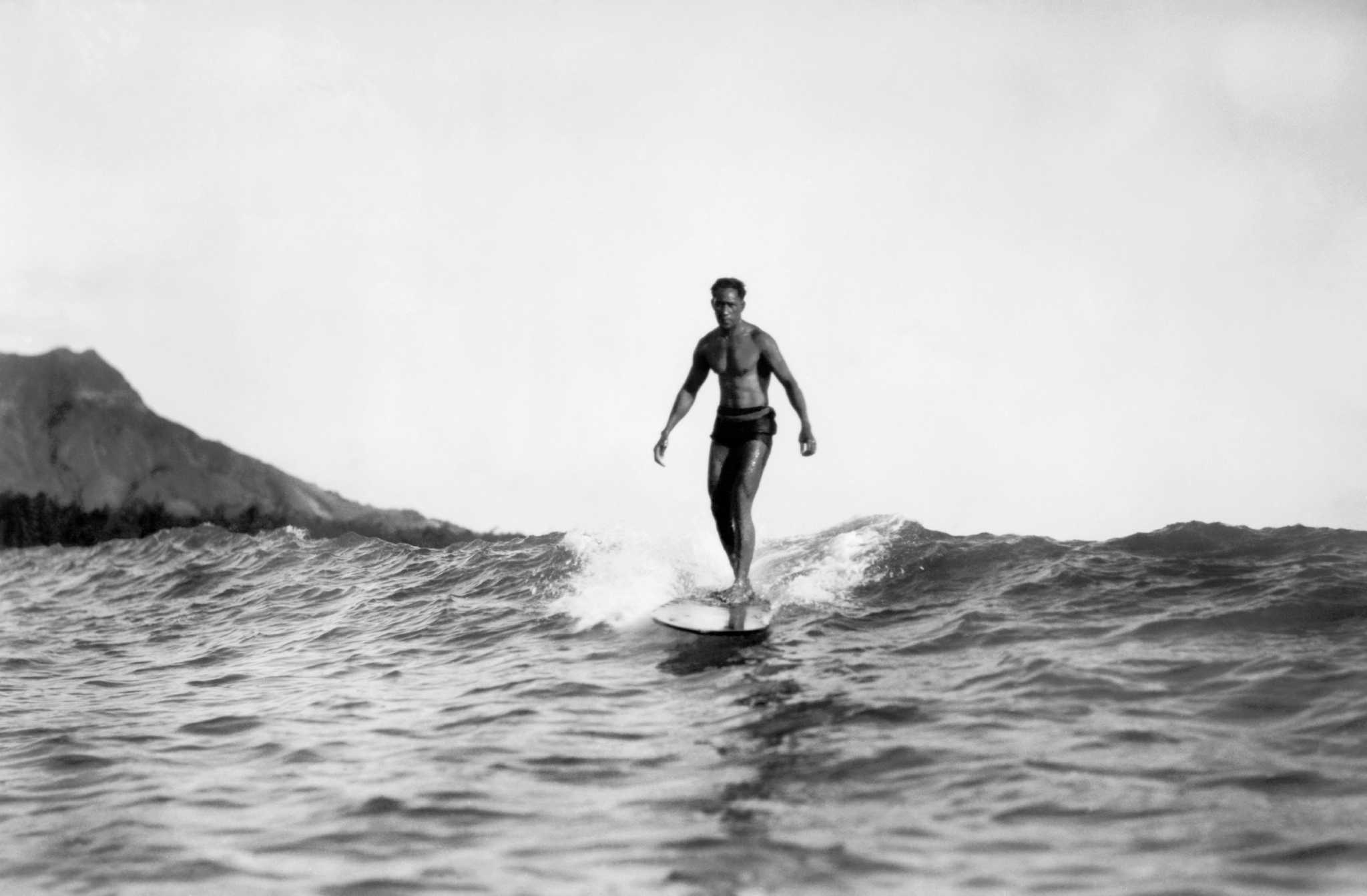 Water sports legend, Duke Kahanamoku, Hawaiian athlete, Olympic champion, 2050x1350 HD Desktop