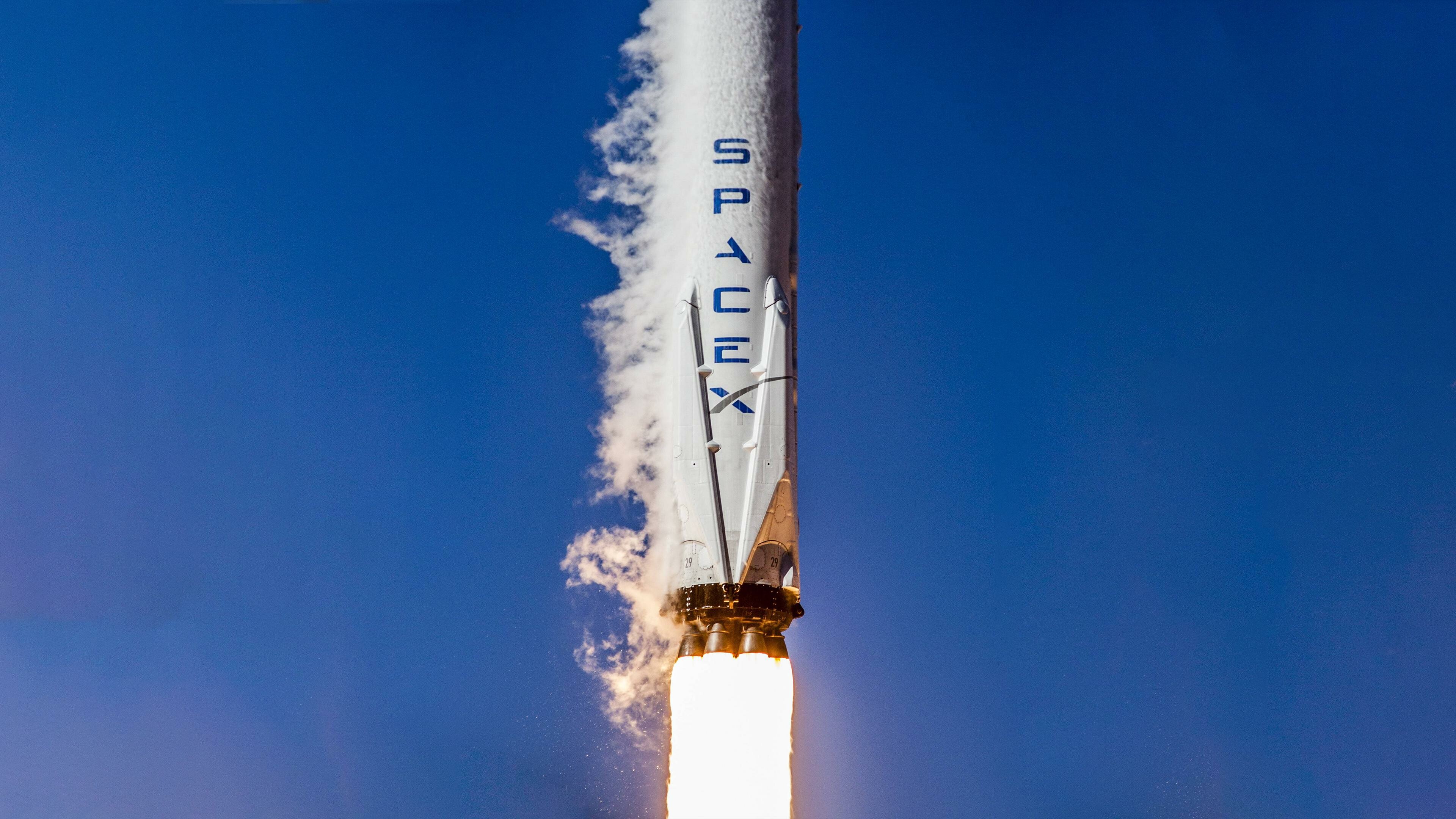 Elon Musk: SpaceX Iridium-1 launch, Falcon 9. 3840x2160 4K Wallpaper.
