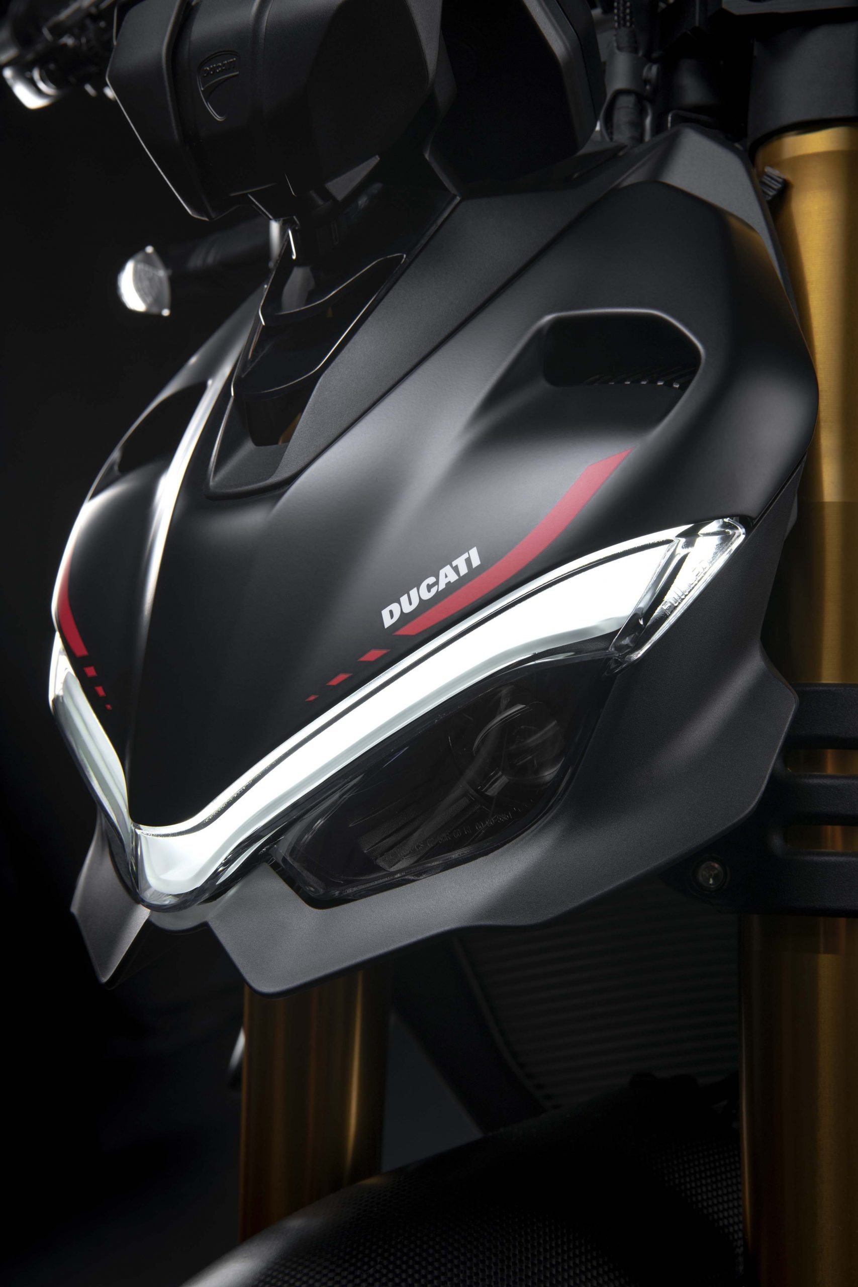 Ducati Streetfighter, Dark themed photoshoot, Asphalt and rubber, 1710x2560 HD Phone