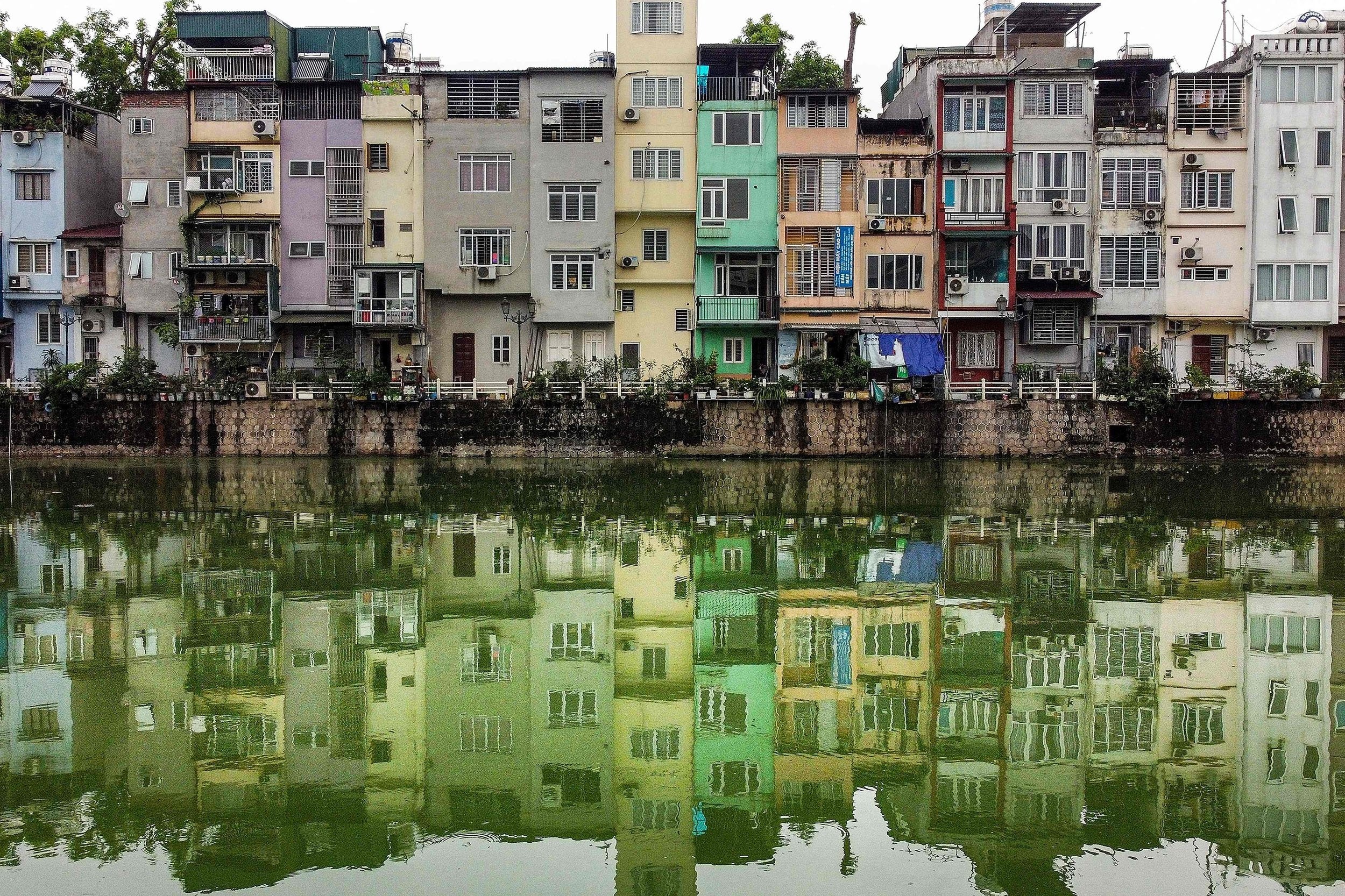 Hanoi's tube houses, Vietnams architecture, Daily Sabah article, Urban lifestyle, 2500x1670 HD Desktop