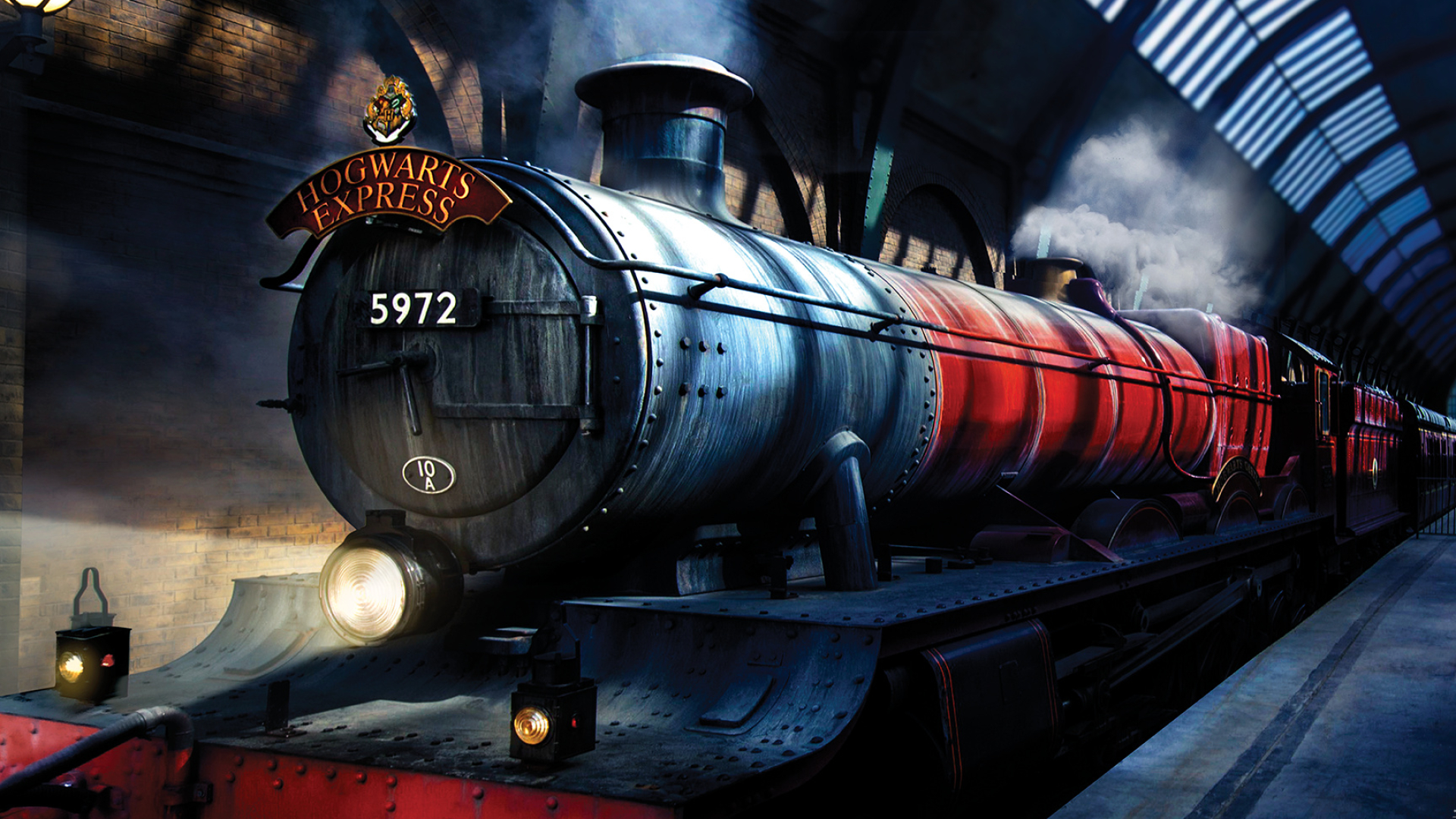 Platform 9 3/4 movies, Harry Potter train wallpapers, Magical locomotives, Hogwarts transportation, 1920x1080 Full HD Desktop