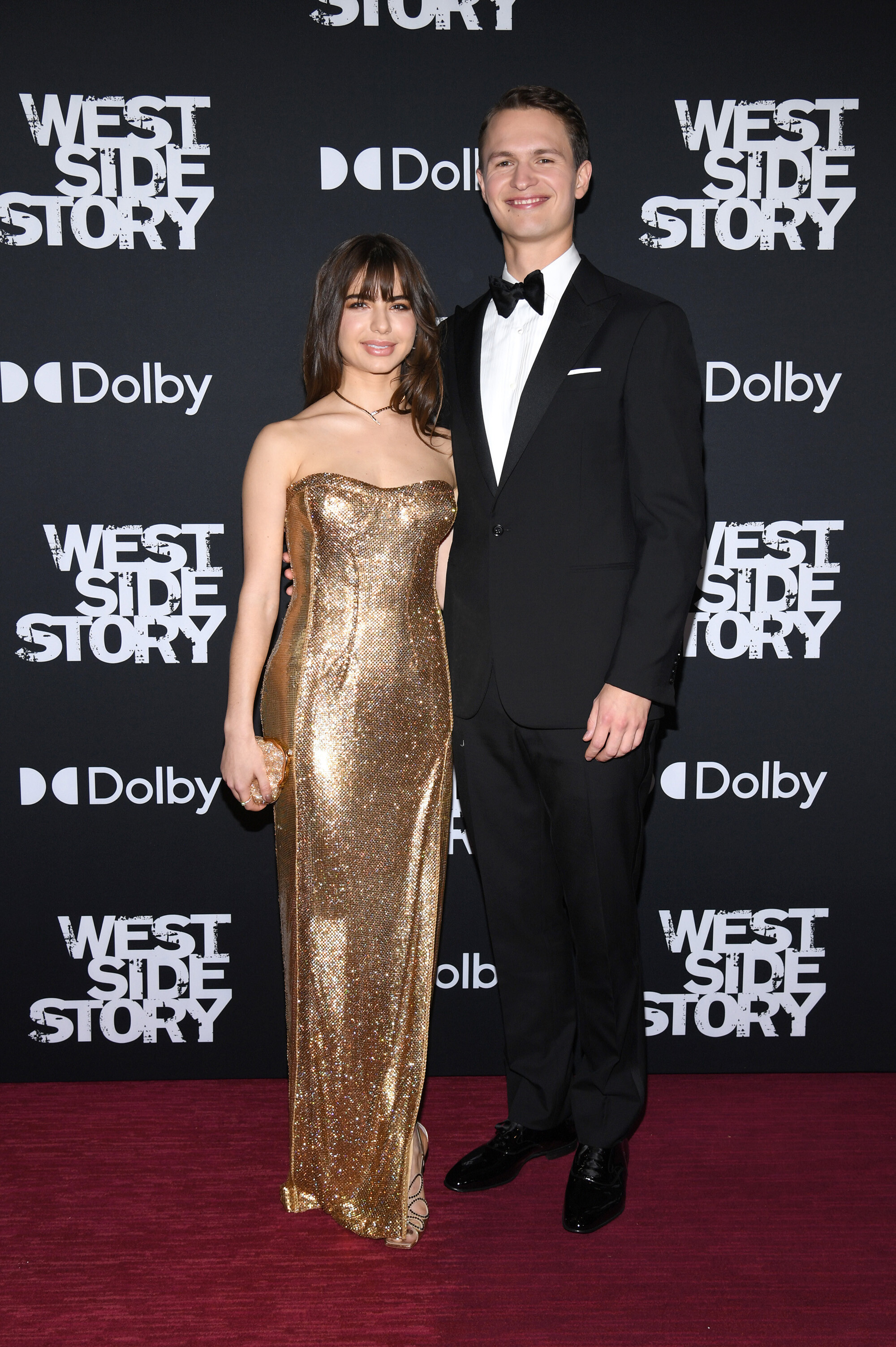 West Side Story (2021): Ansel Elgort and Violetta Komyshan, The movie premiere. 2000x3010 HD Wallpaper.