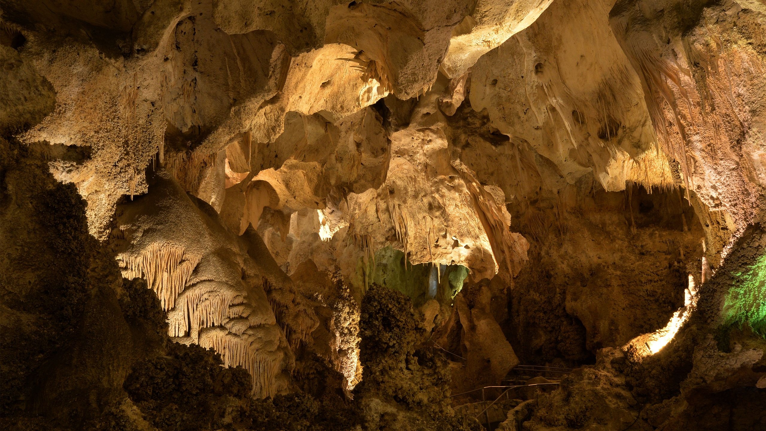 Carlsbad Caverns, Portfolio lumascape, 2560x1440 HD Desktop