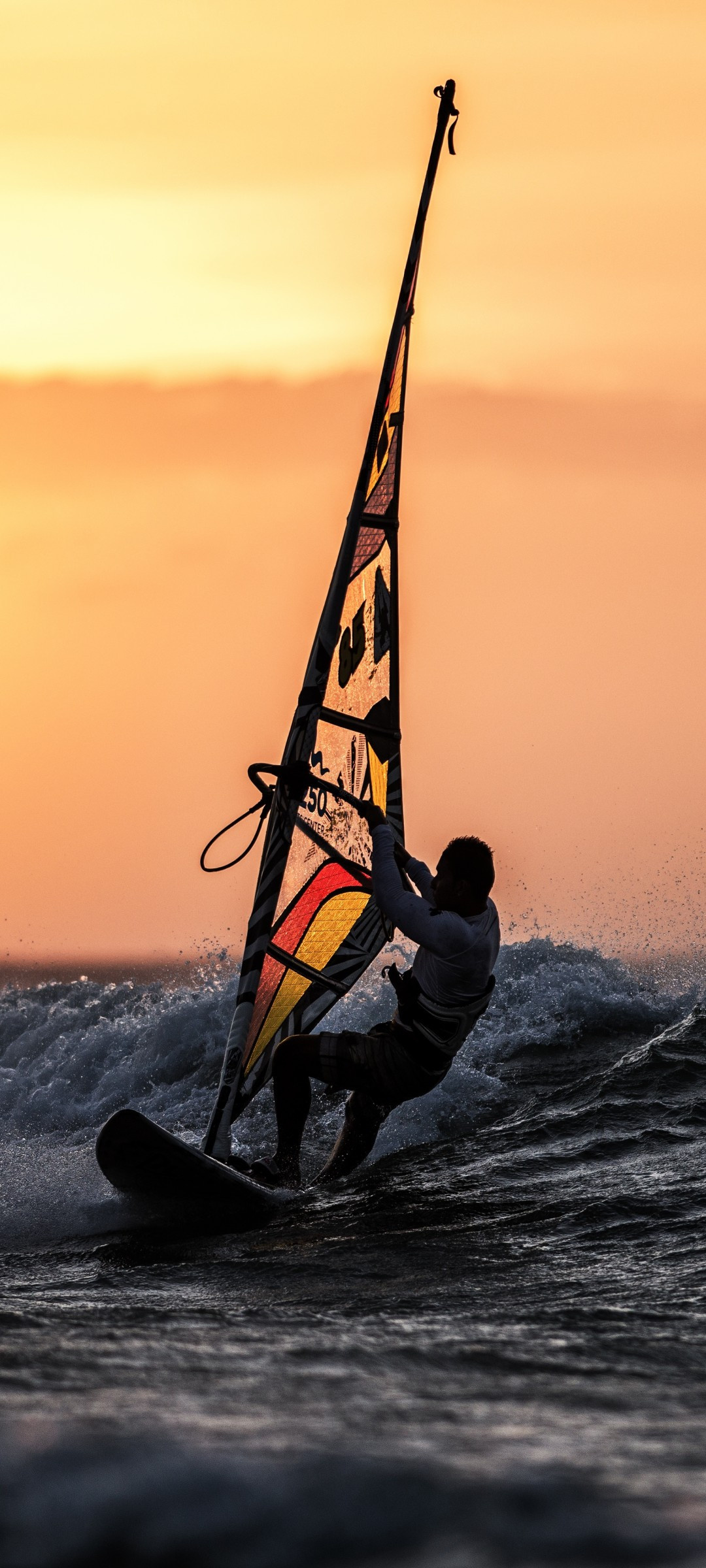 Windsurfing: WKSF European Open Championship, Greece 2022, Test-Winning Surfboard. 1080x2400 HD Wallpaper.