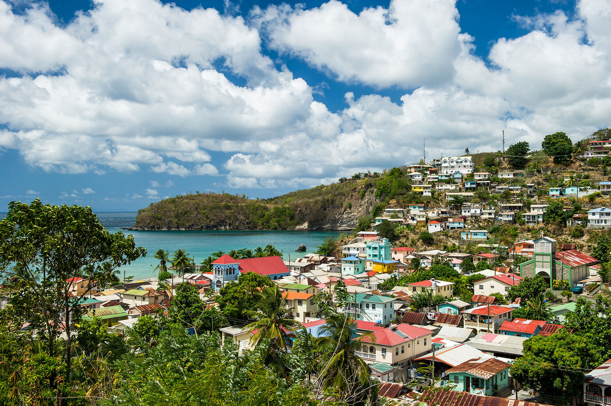 Castries, Saint Lucia, Hands Across the Sea, 2000x1340 HD Desktop