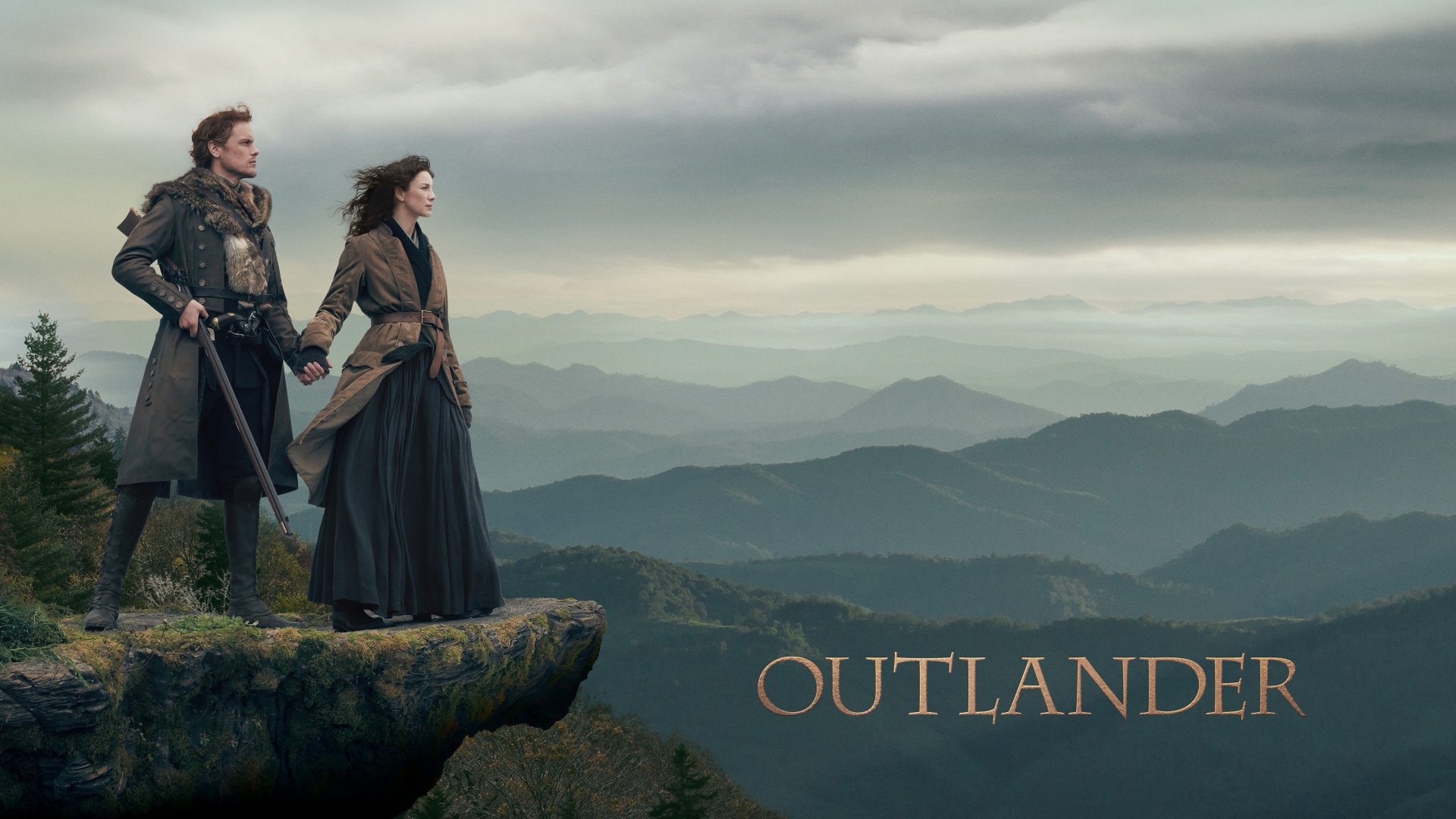 Outlander TV series, Engaging plot, Stunning cinematography, Unforgettable performances, 1920x1080 Full HD Desktop