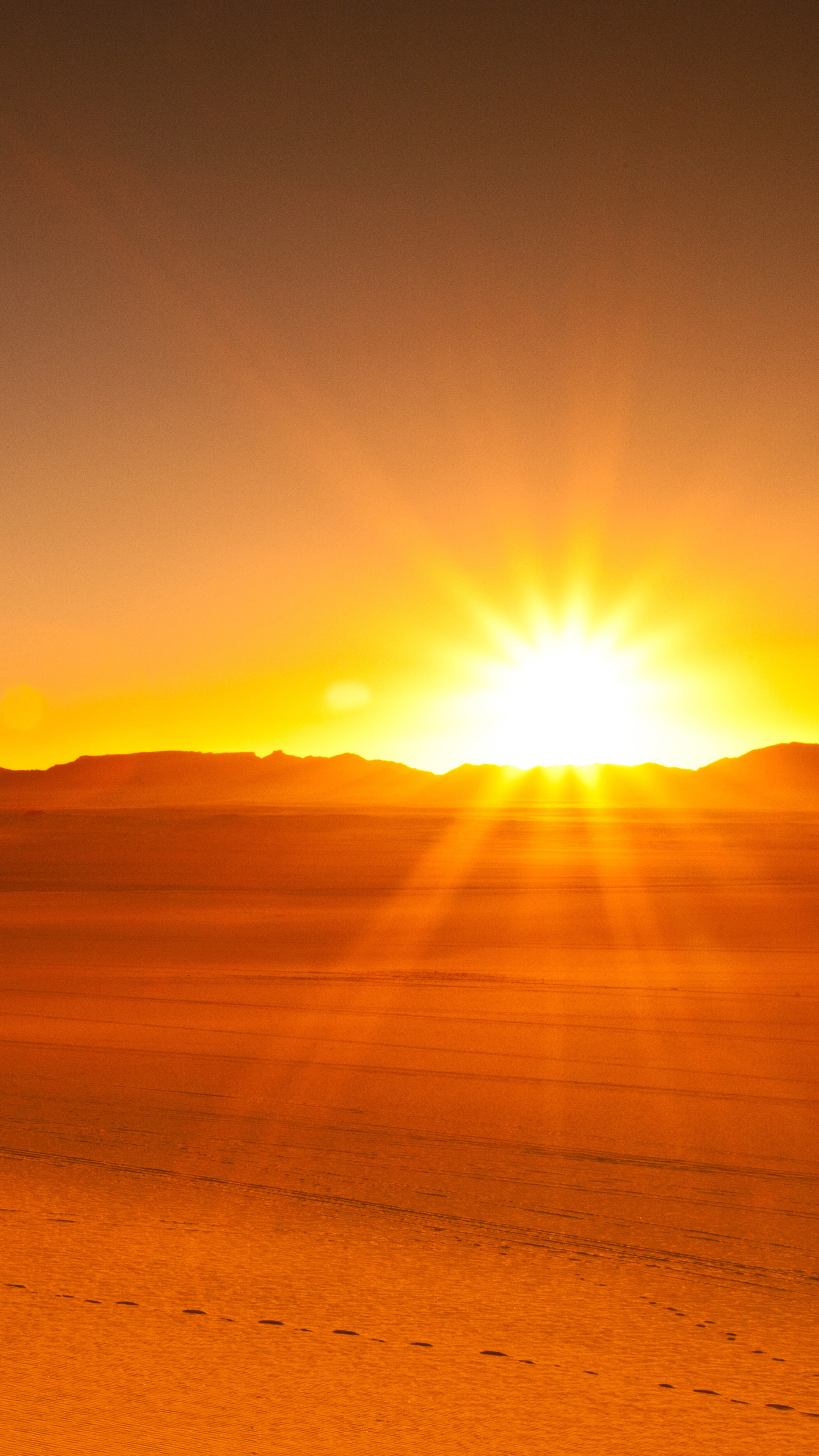 Desert tassili sunrise, Algeria travels, 2160x3840 4K Handy