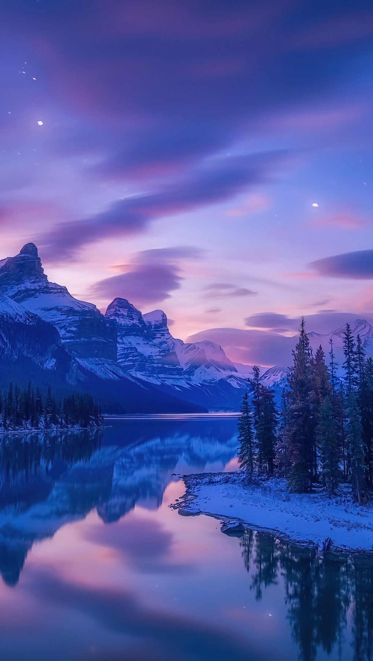Scenery, Sunrise in mountains, 4k Ultra HD wallpaper, Serenity, 1220x2160 HD Phone