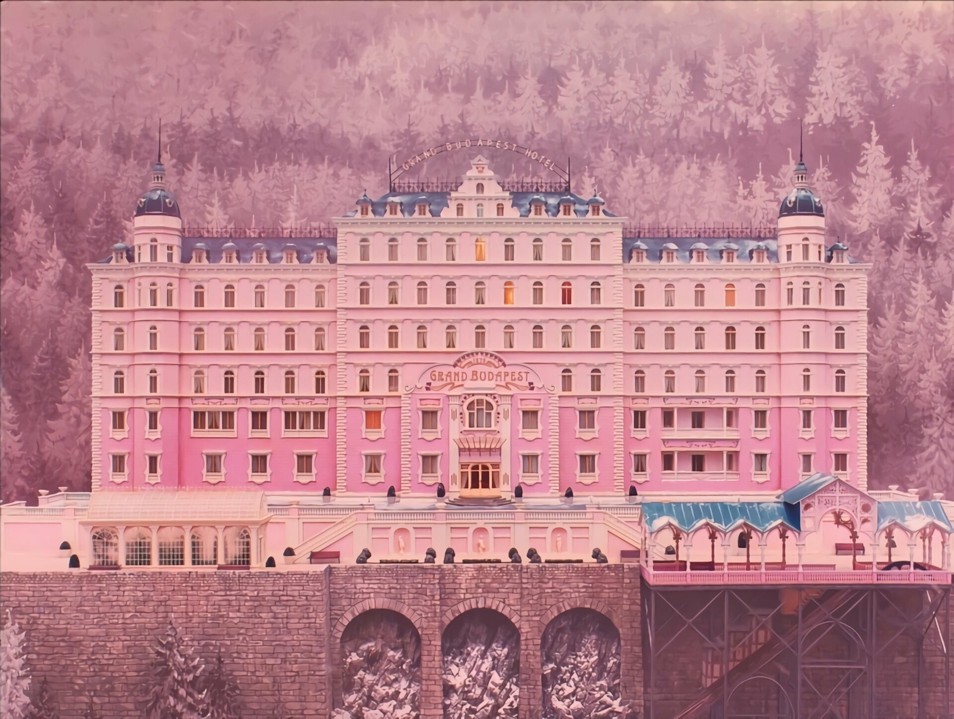The Grand Budapest Hotel, Quirky Wes Anderson, Colorful visuals, Charming narrative, 1920x1450 HD Desktop