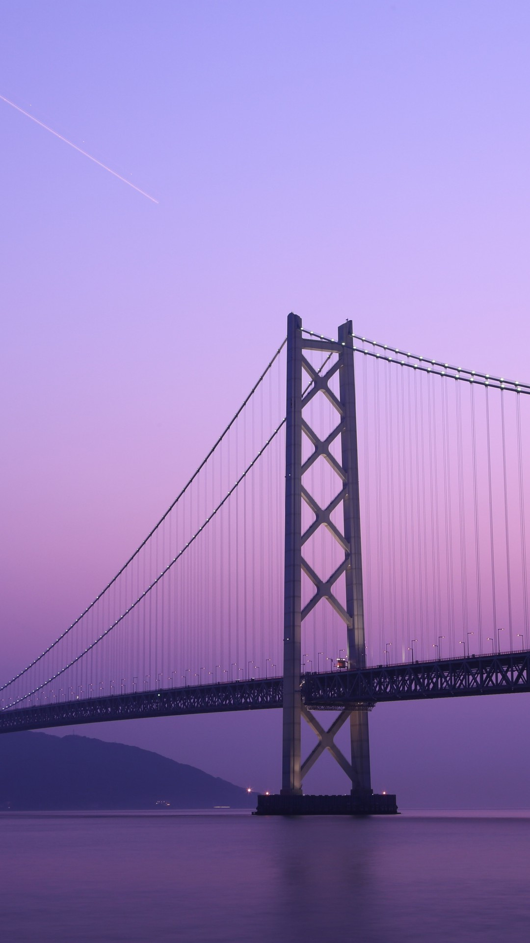 Bridge scenic twilight, Modern architecture, Captivating wallpapers, Phone background, 1080x1920 Full HD Handy
