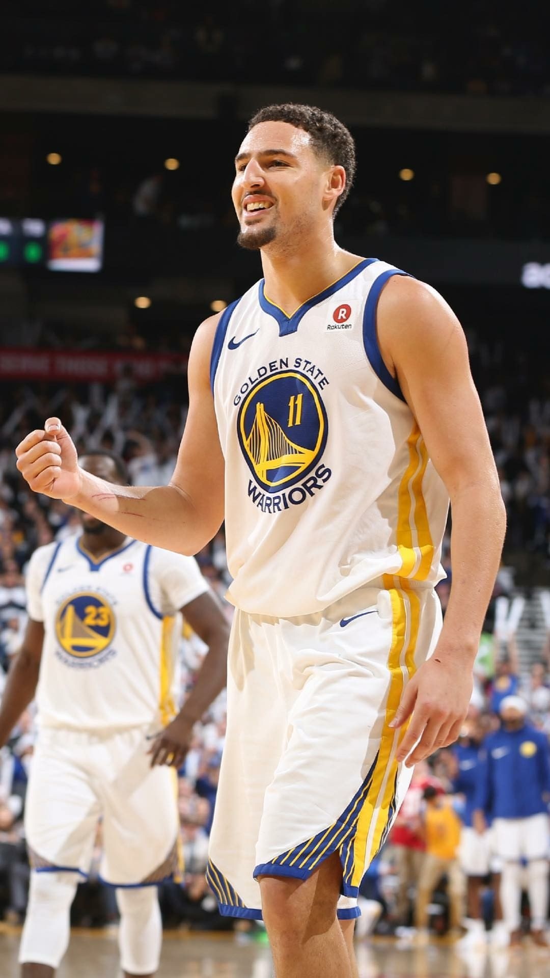 Klay Thompson, Free download, NBA pictures, Golden State basketball, 1080x1920 Full HD Handy