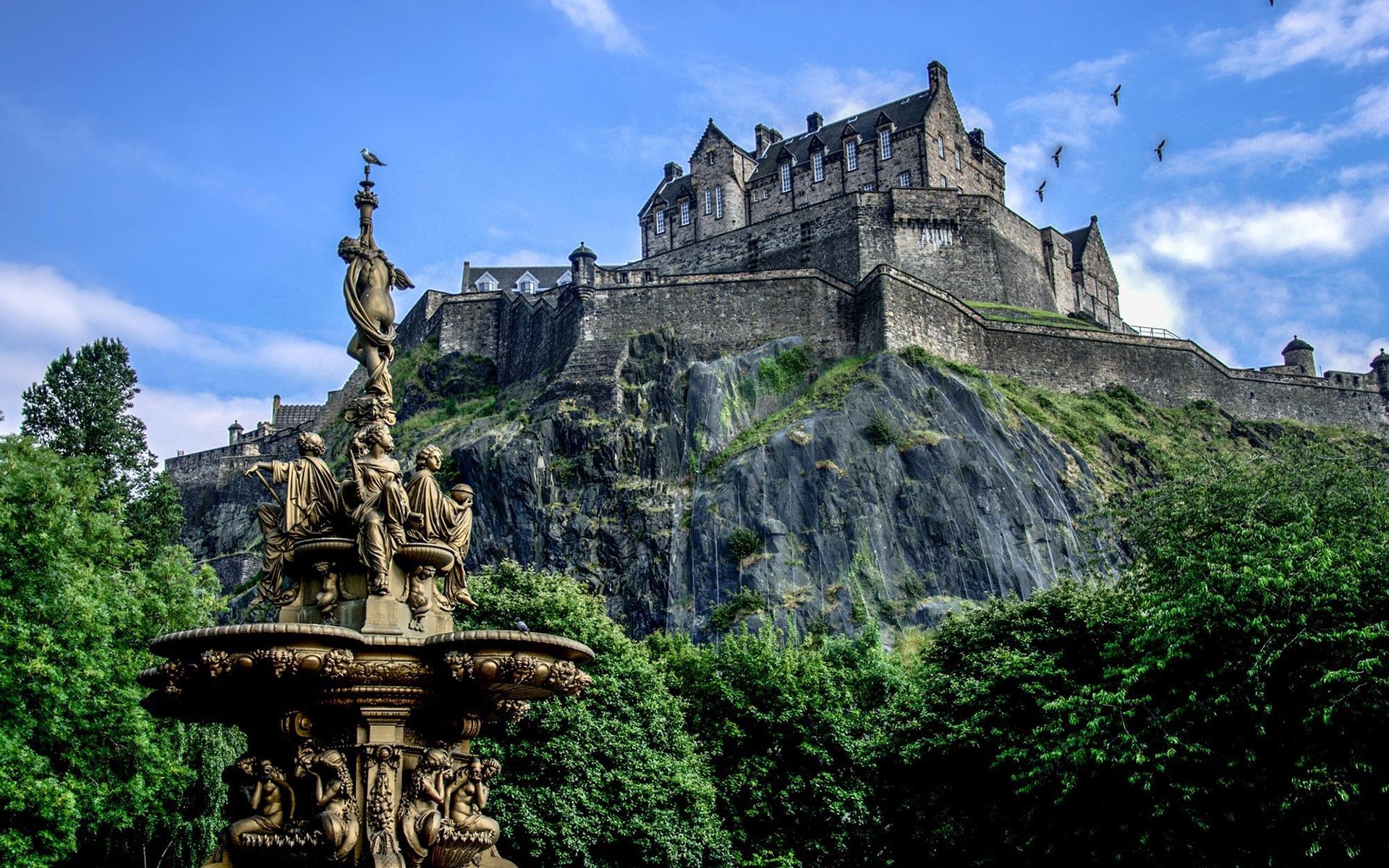 Edinburgh Castle, Travels, HD wallpaper, Background image, 1920x1200 HD Desktop