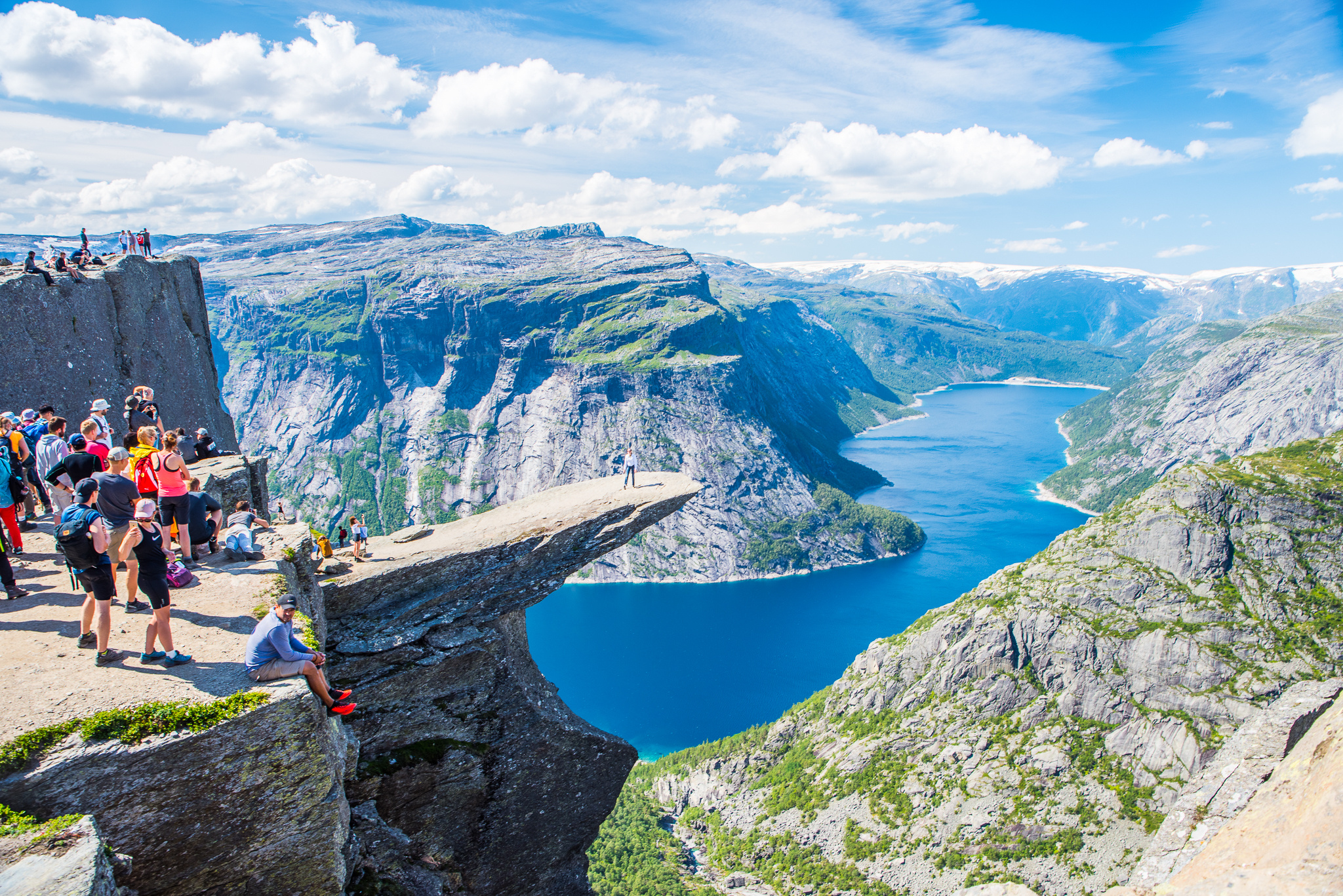 Norwegian hiking experience, Spectacular Trolltunga, Travel diary by Knutte, Captivating landscapes, 2050x1370 HD Desktop