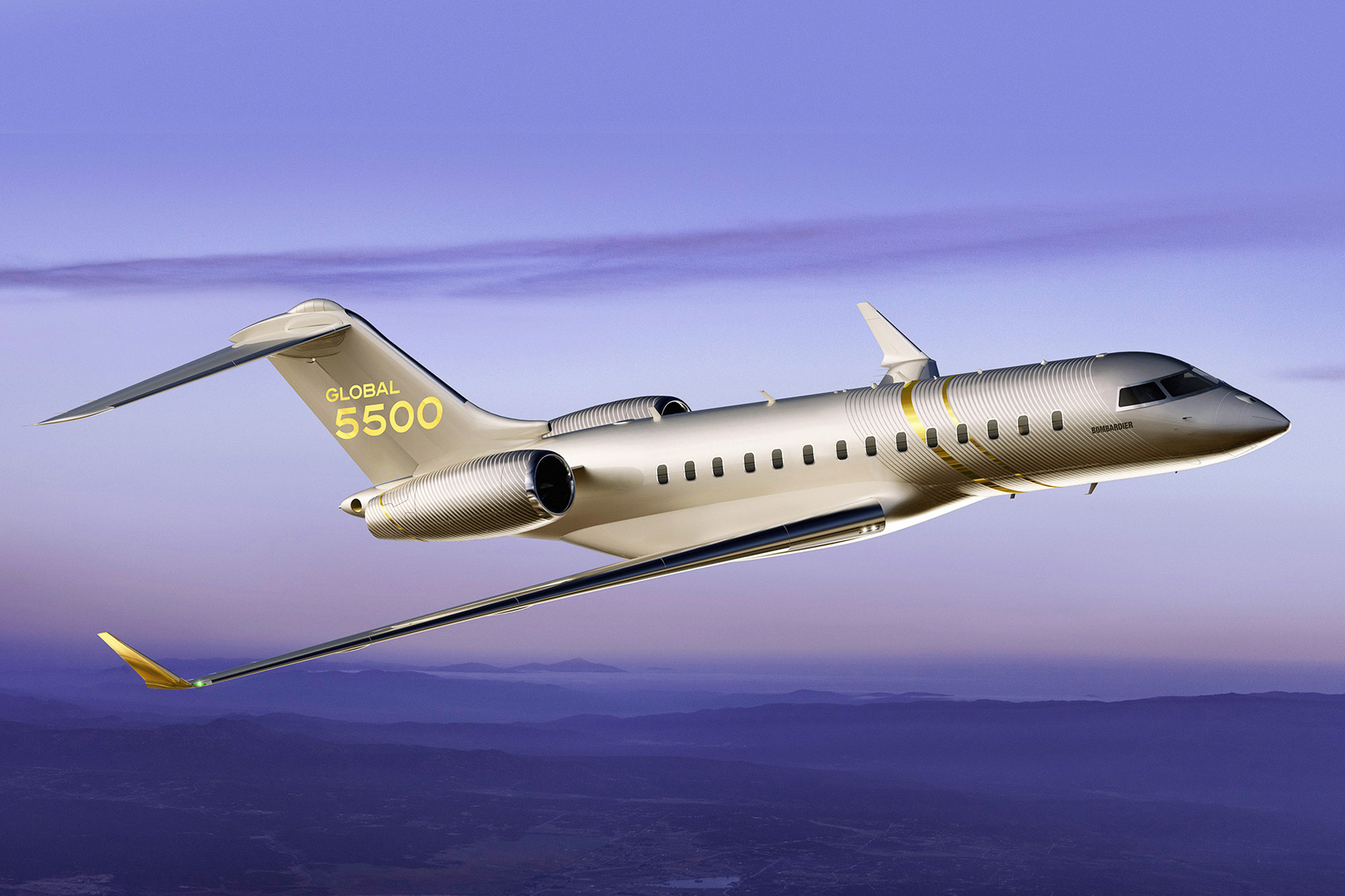 Bombardier Aerospace, Long-range travel, Ultimate comfort, Global 5500 experience, 2000x1340 HD Desktop