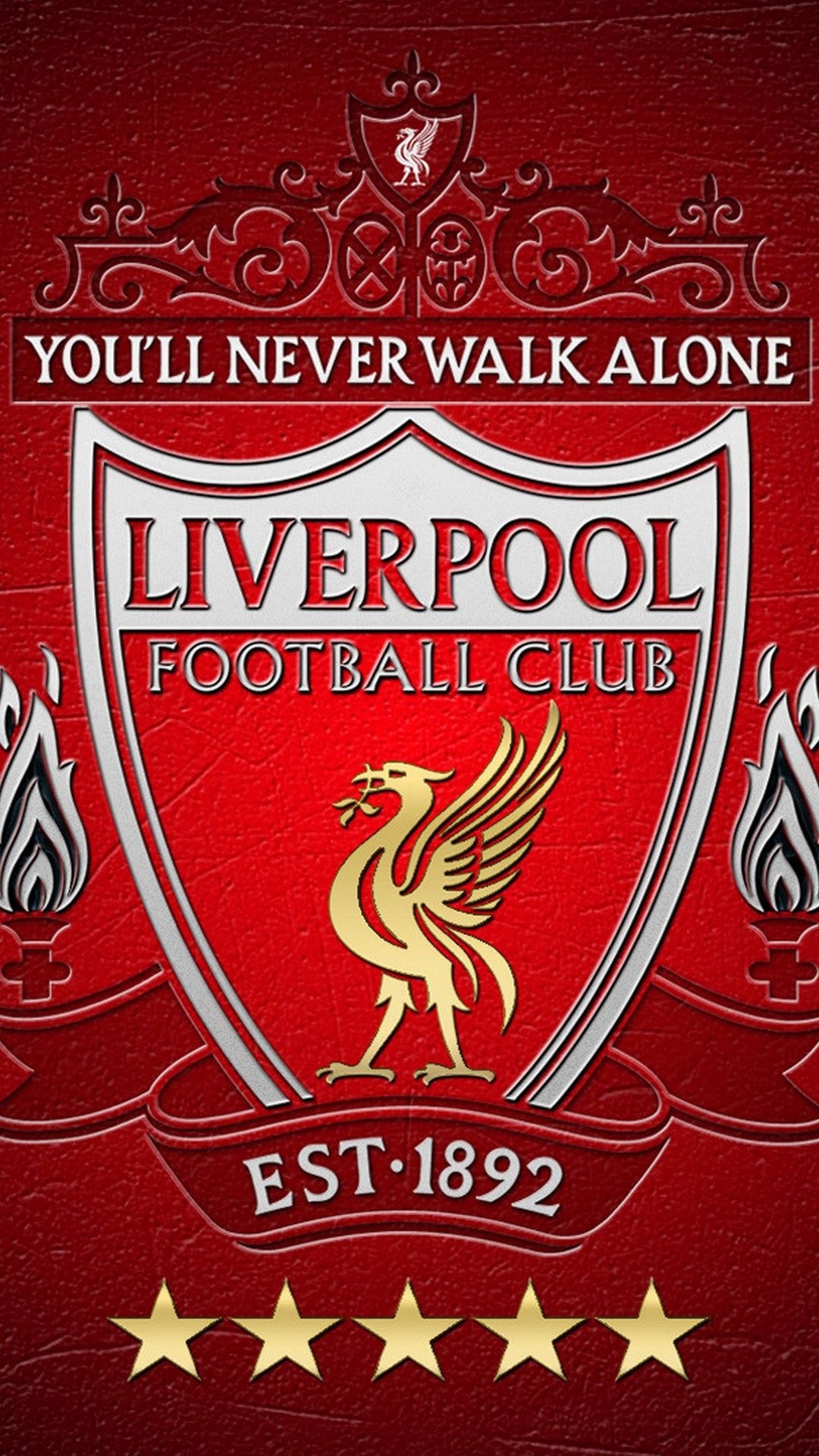 Liverpool Football Club: One of the most successful top-flight clubs in English soccer. 1080x1920 Full HD Wallpaper.