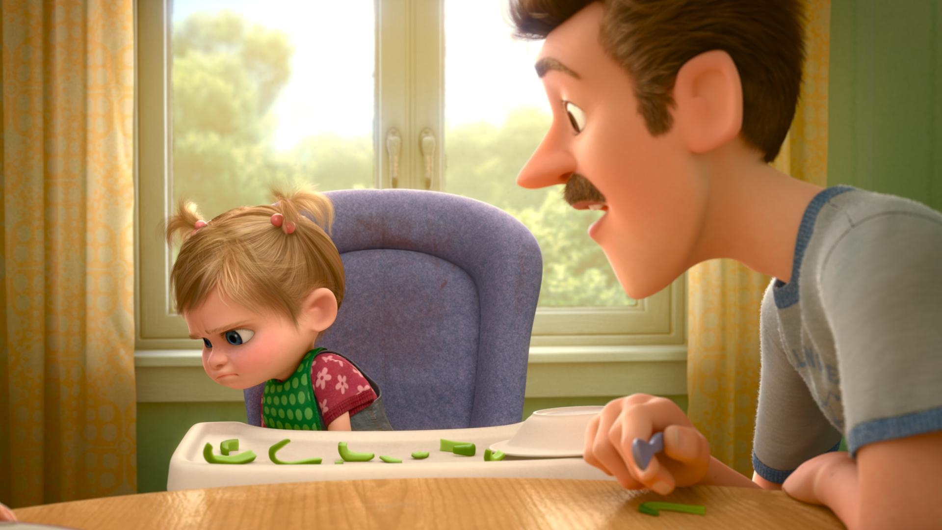 Inside Out animation, Pixar's reanimation, Broccoli scene, International audiences, 1920x1080 Full HD Desktop