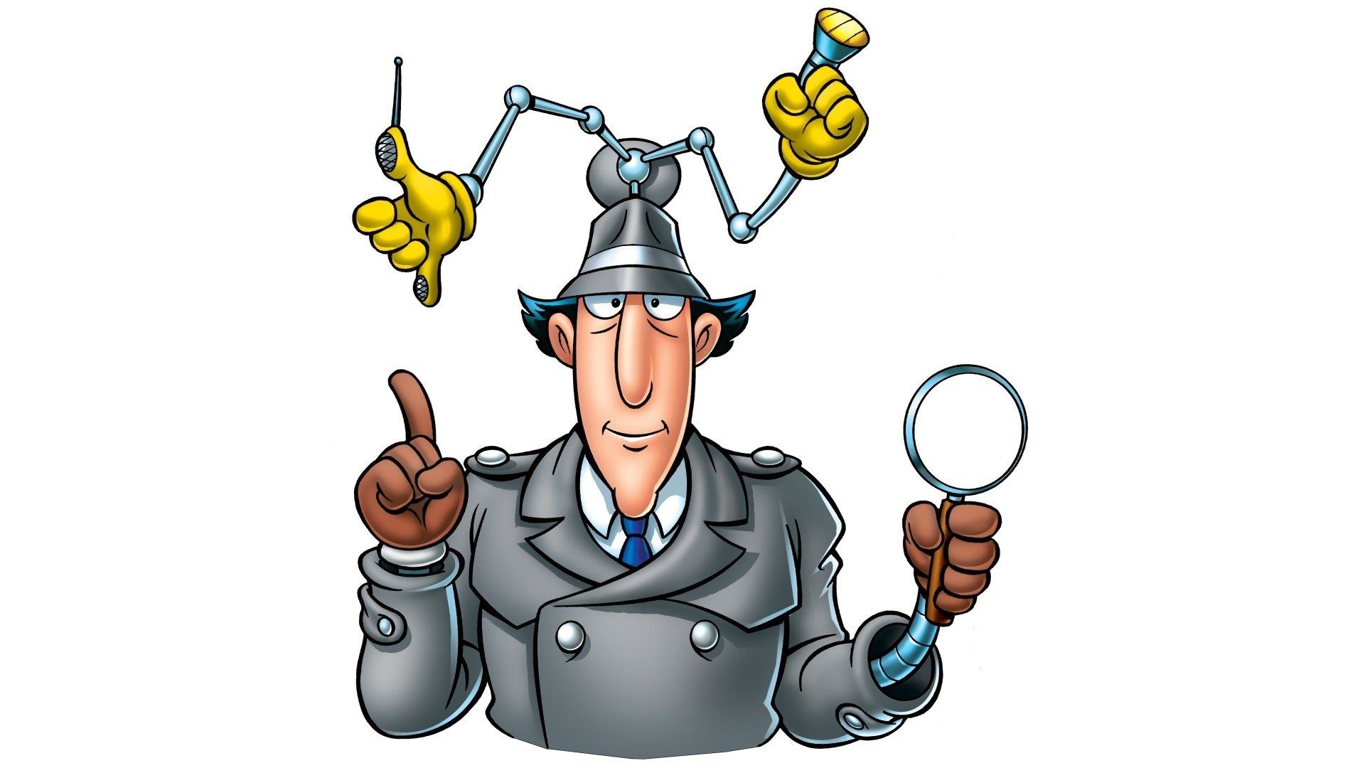 Inspector Gadget, Animated series, Cartoon backgrounds, Detective adventures, 1920x1080 Full HD Desktop