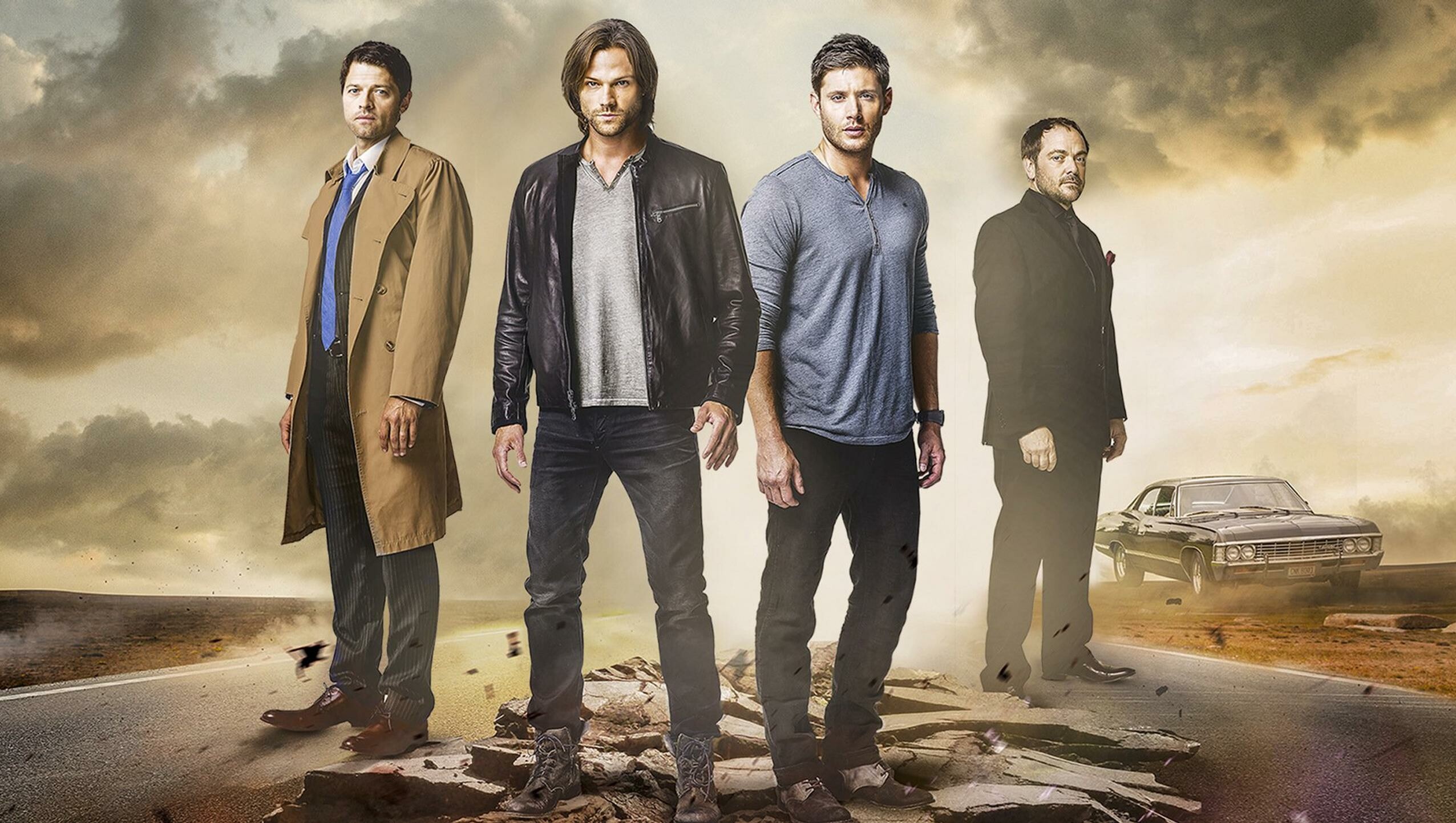 Supernatural: The thrilling and terrifying journey of the Winchester brothers. 2560x1450 HD Background.