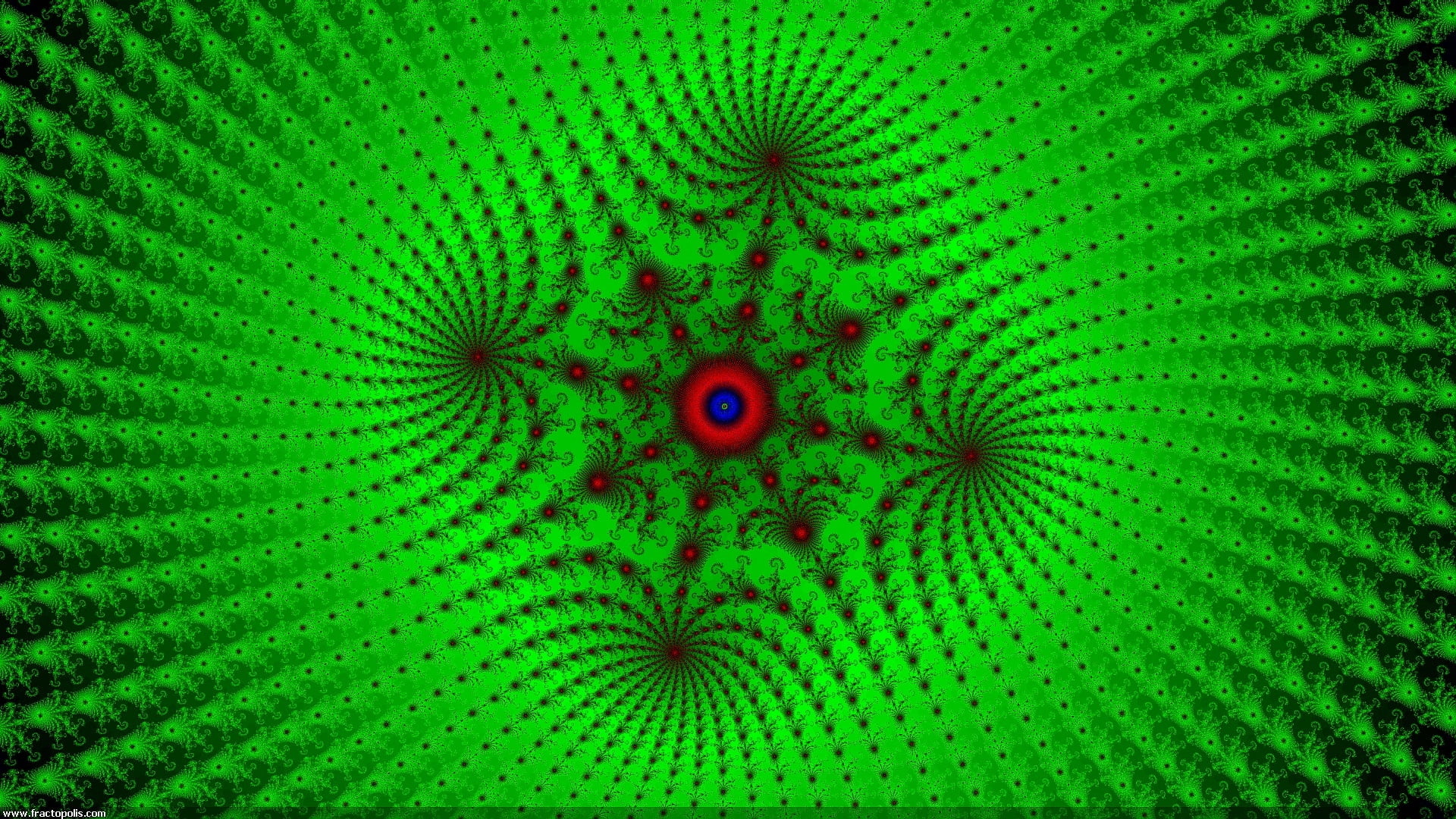 Optical illusion, Green and red, Striking visuals, 1920x1080 Full HD Desktop