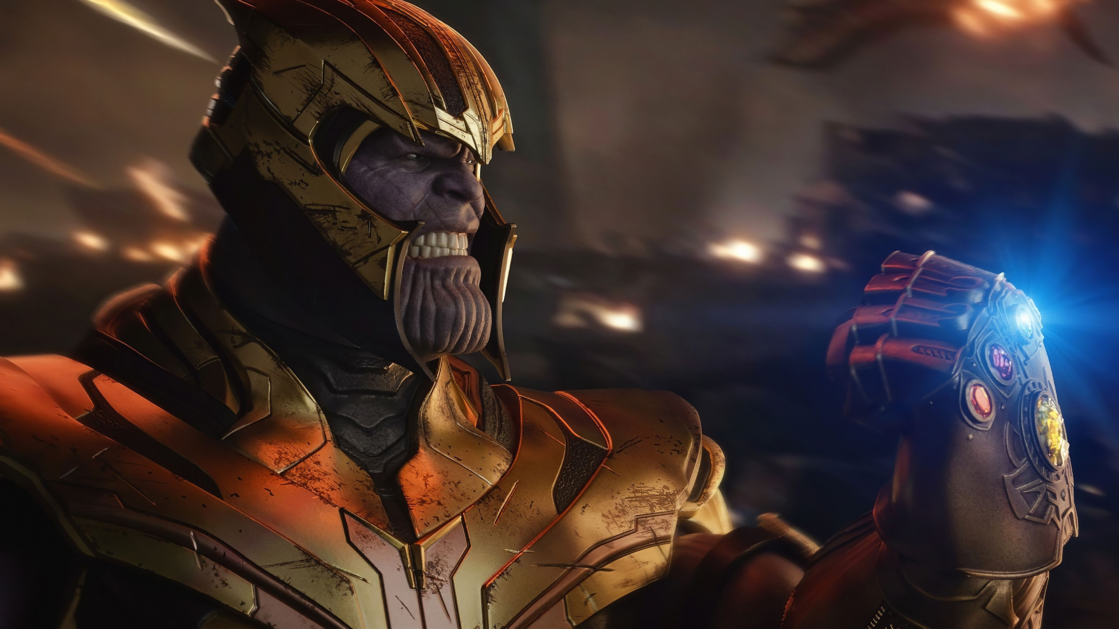 Infinity Gauntlet 2020 art, Thanos wallpapers, 3840x2160 4K Desktop