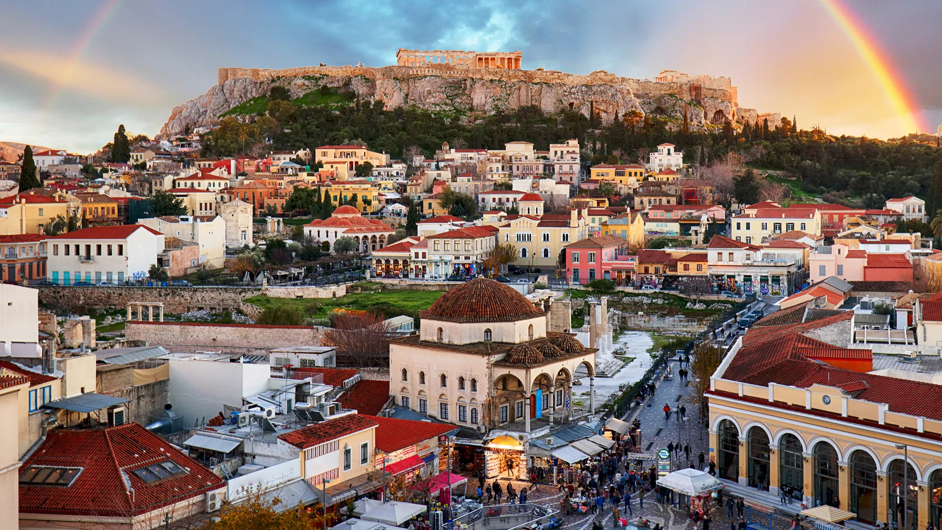 Athens city, Greek history, Acropolis architecture, Travel destination, 1920x1090 HD Desktop