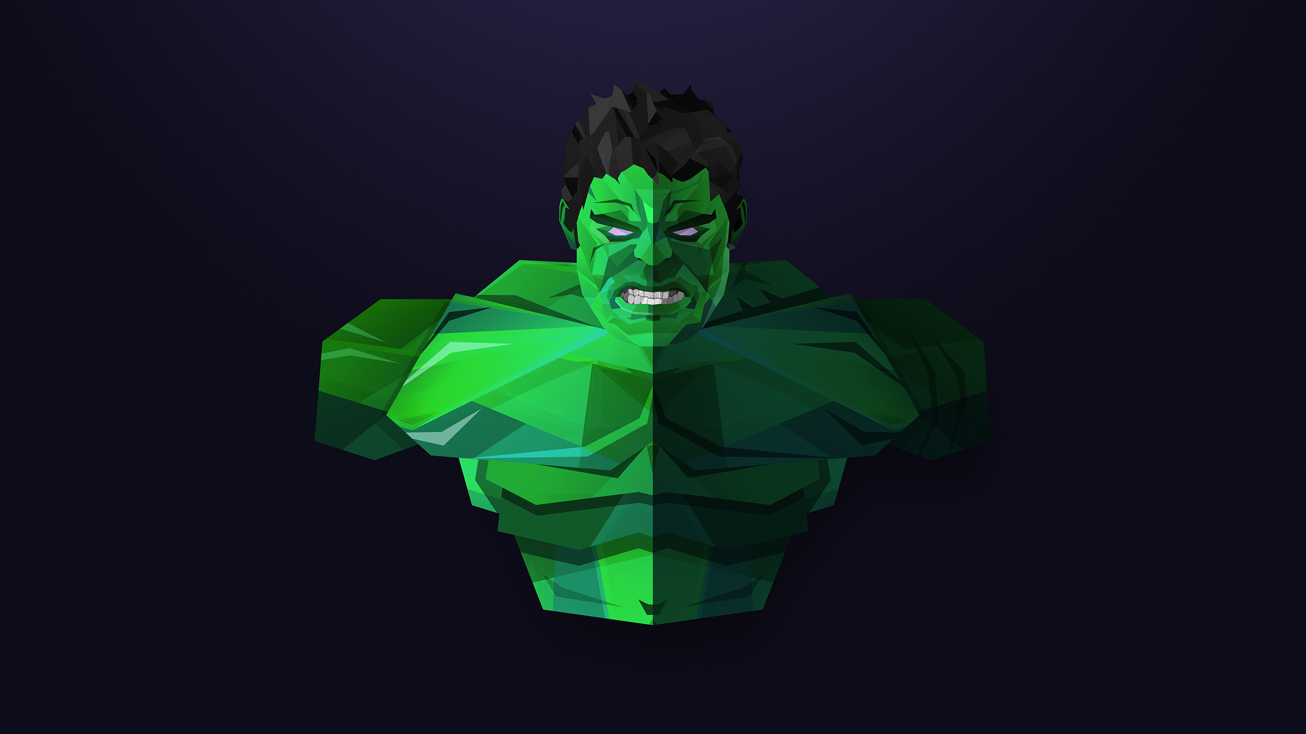 Hulk facets art, Superheroes wallpapers, HD images, Photos and pictures, 2560x1440 HD Desktop
