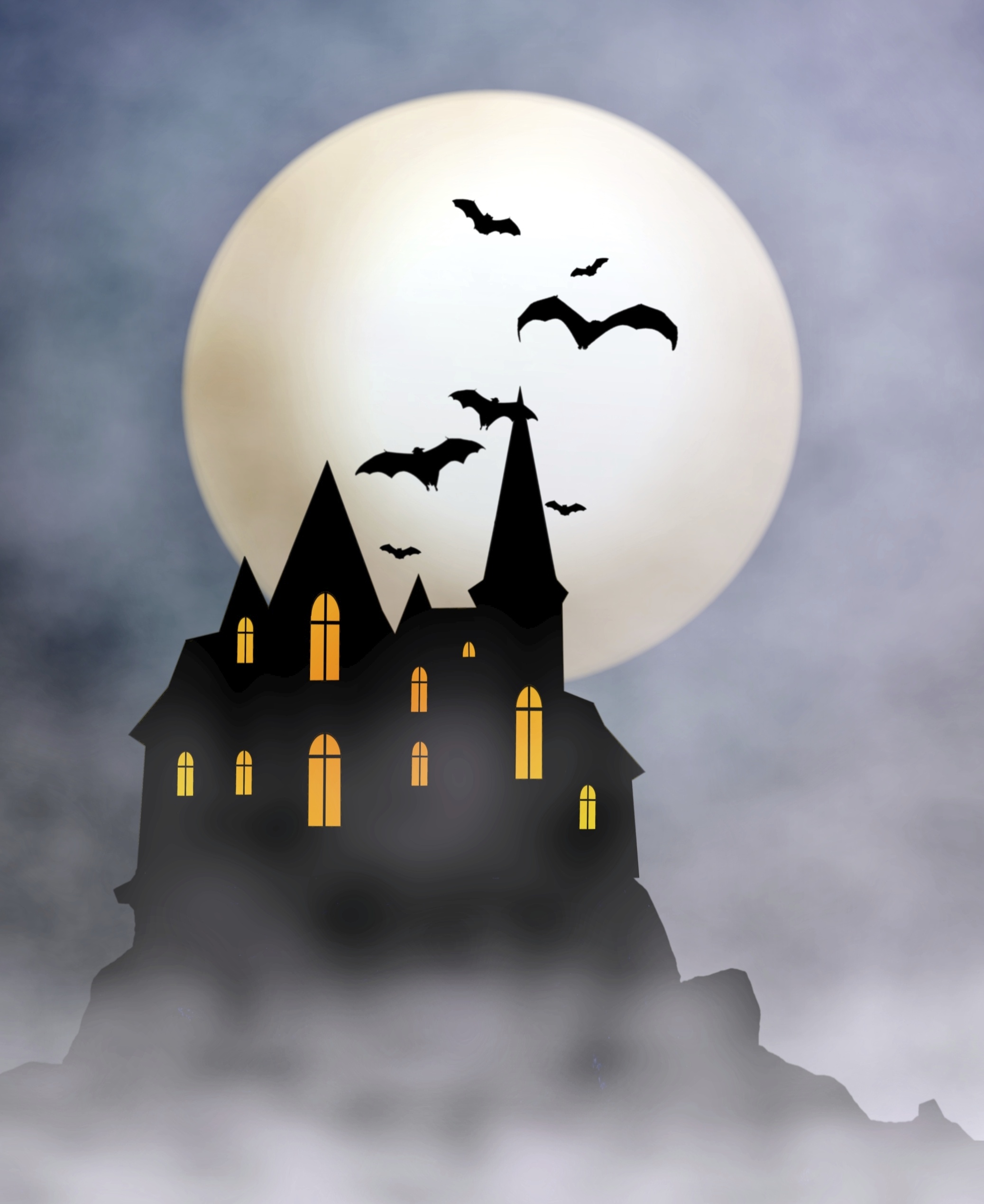 Halloween Haunted House, Creepy atmosphere, Goosebumps, Physiology Blog, 2080x2540 HD Phone