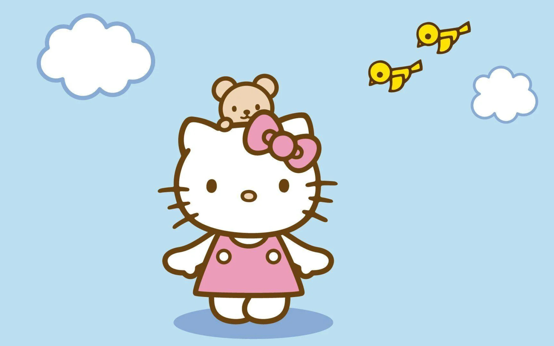 Hello Kitty: Sanrio created the character as part of a line of cartoon characters to embellish its products. 1920x1200 HD Background.