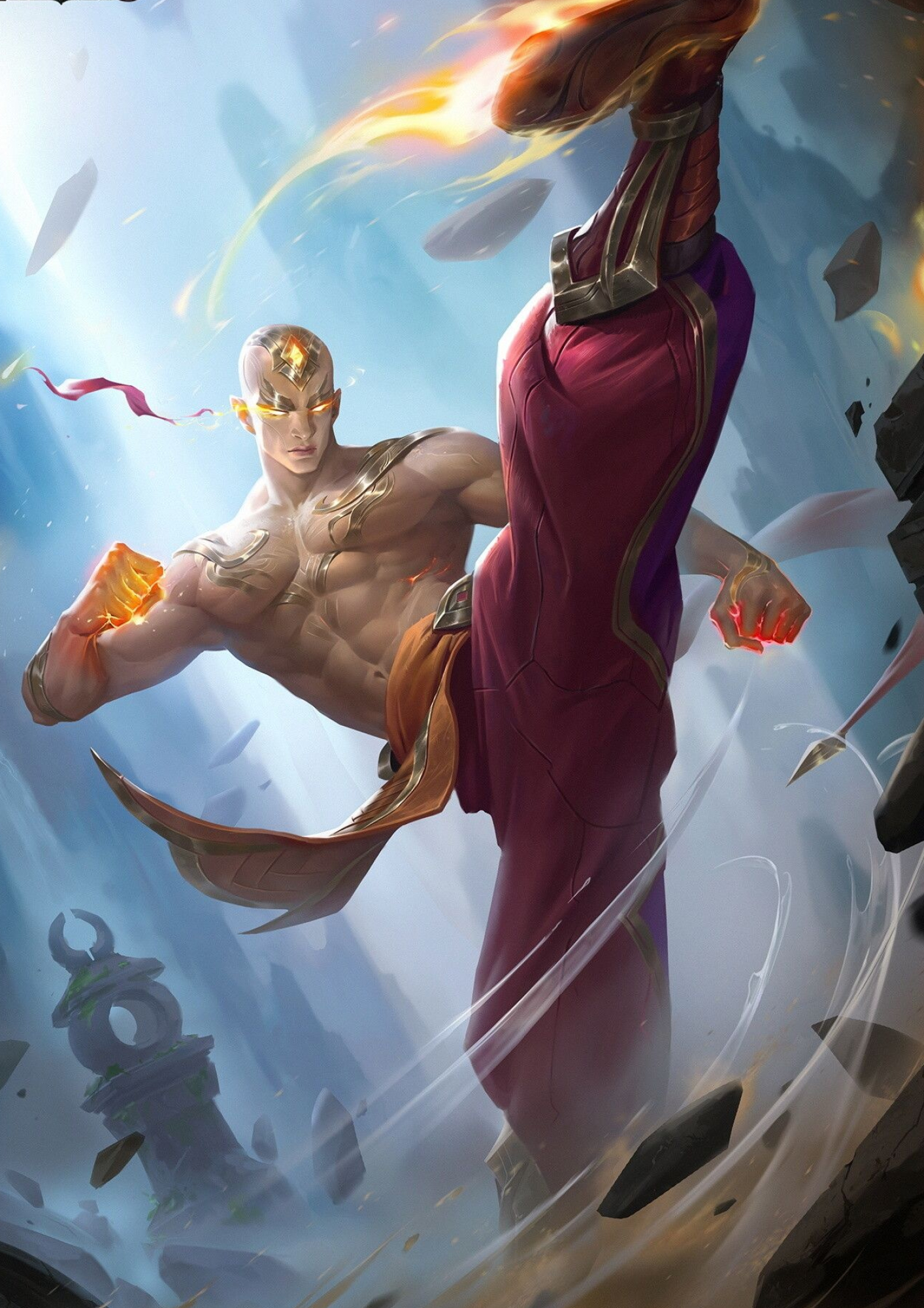 Lee Sin, LoL, Top free backgrounds, 1420x2000 HD Phone