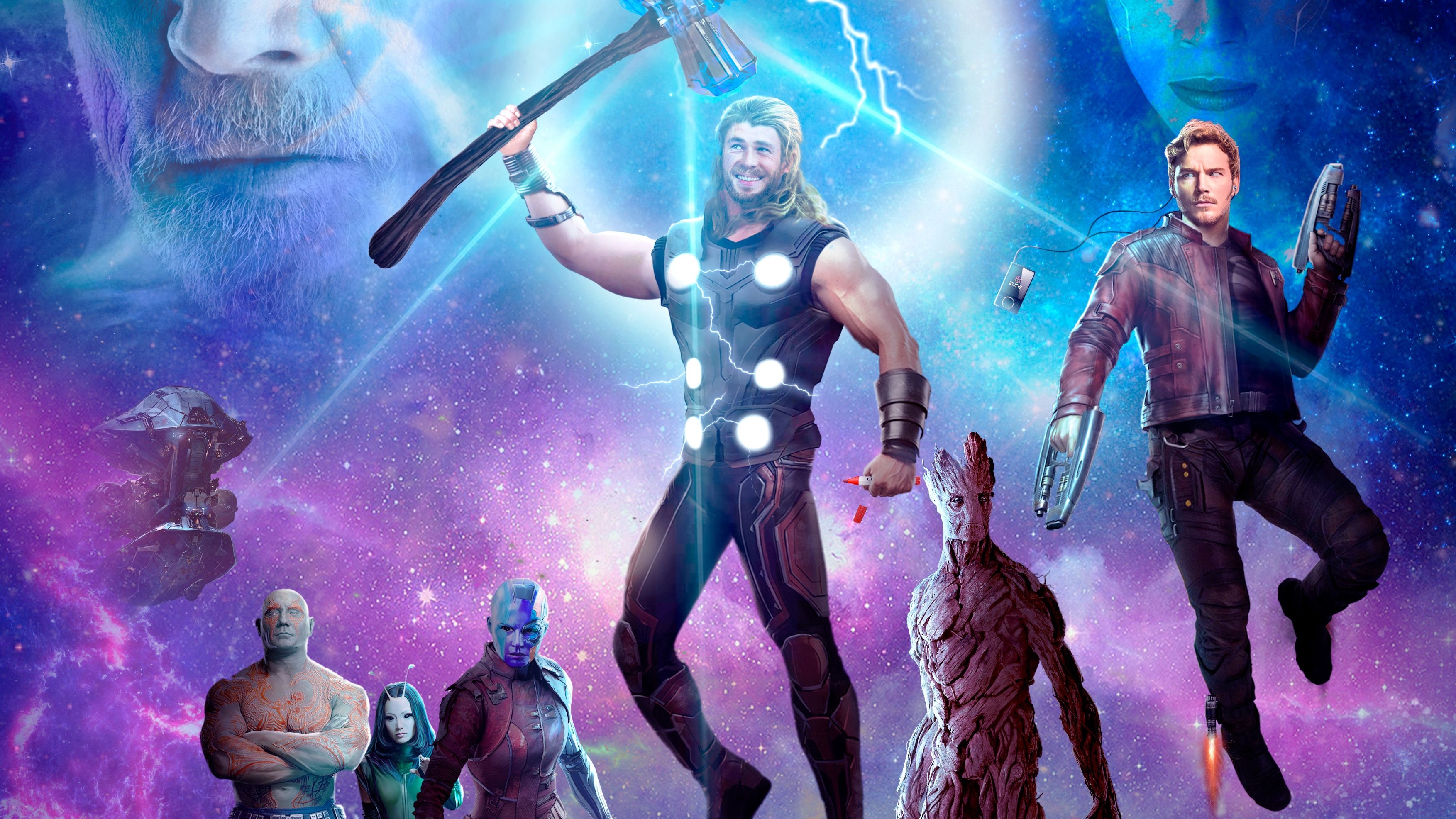 Guardians of the Galaxy, Top wallpapers, Backgrounds, 3510x1980 HD Desktop