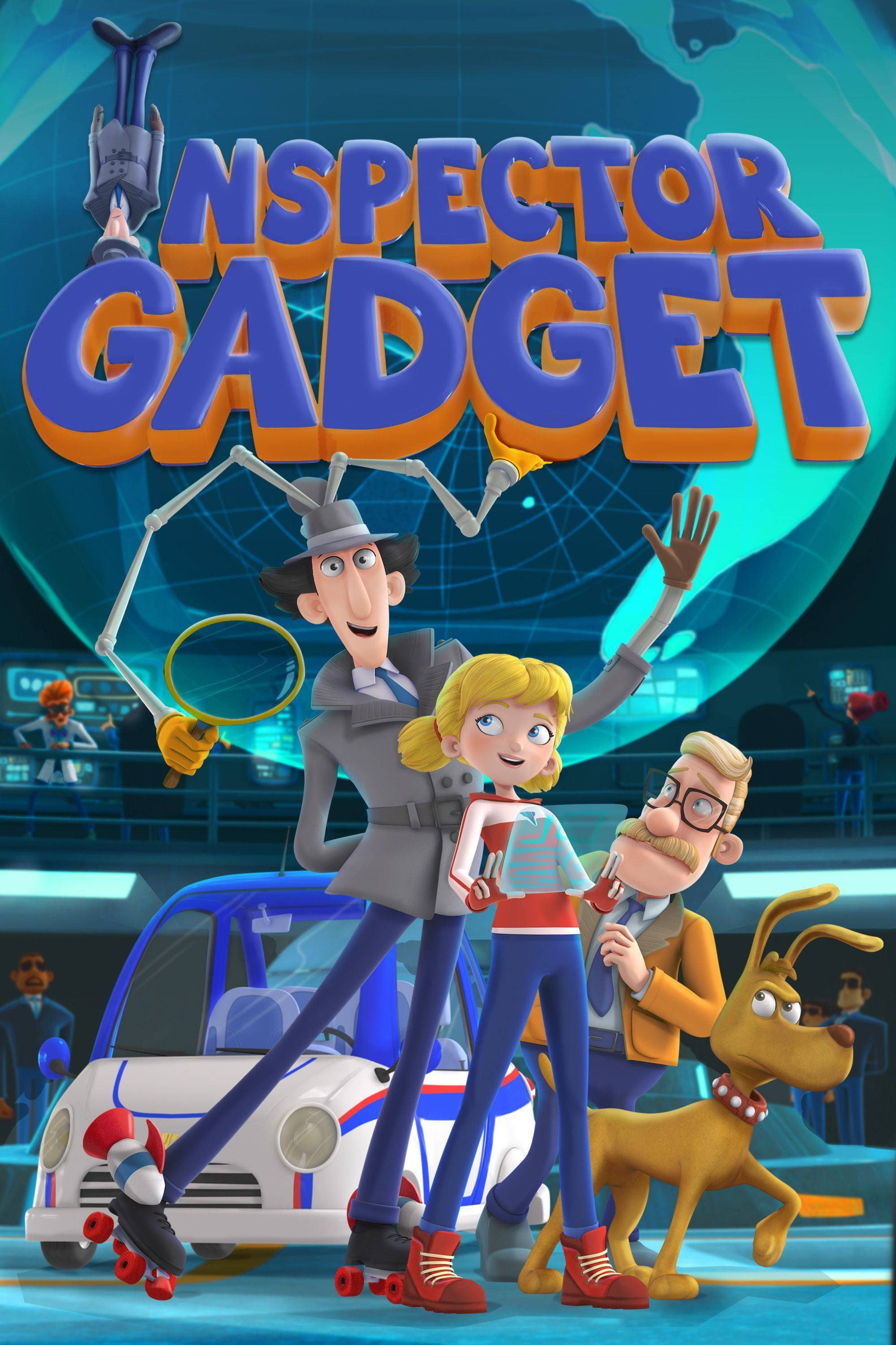 Inspector Gadget TV series, Posters for the show, Animated action comedy, Detective adventures, 2000x3000 HD Handy