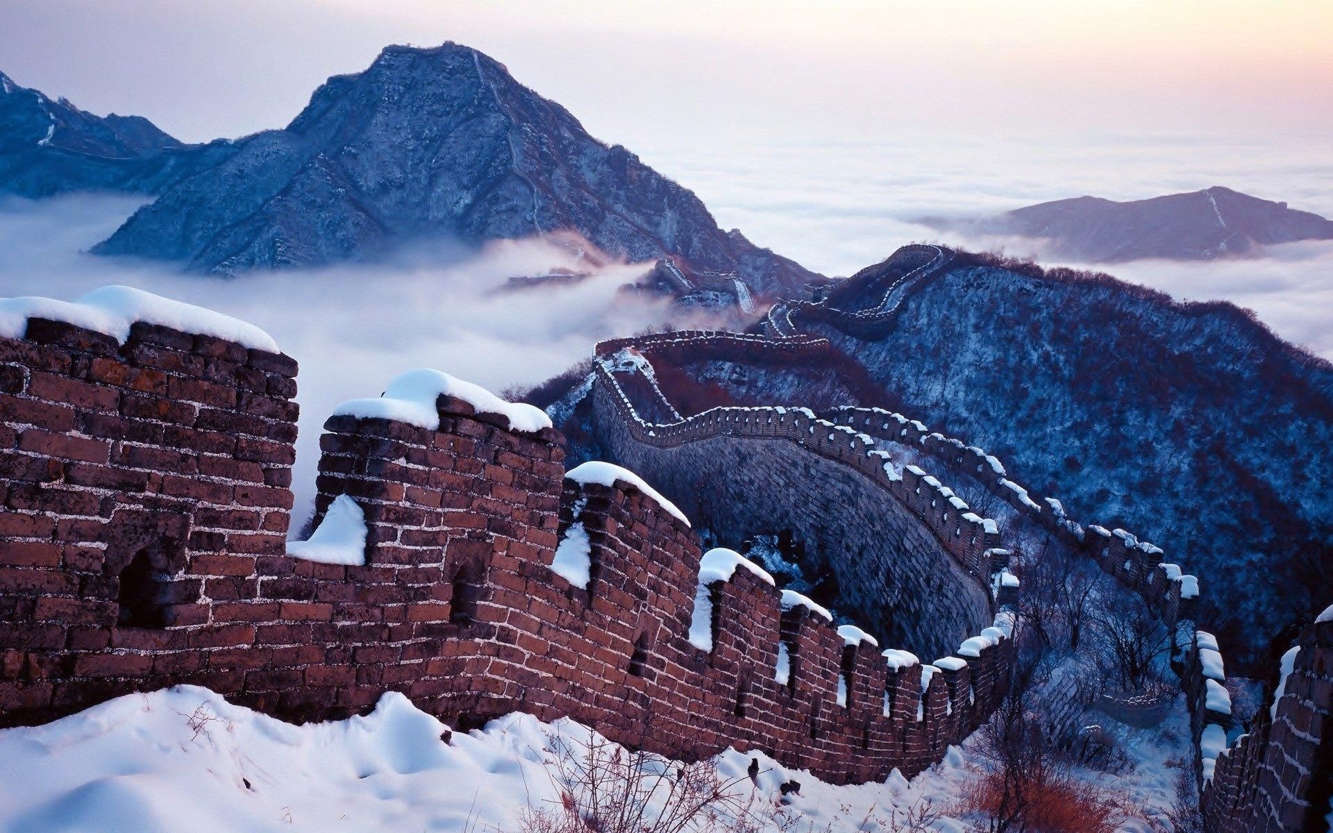 Great Wall of China: One of the Seven Wonders of the World, Fortification. 1920x1200 HD Wallpaper.