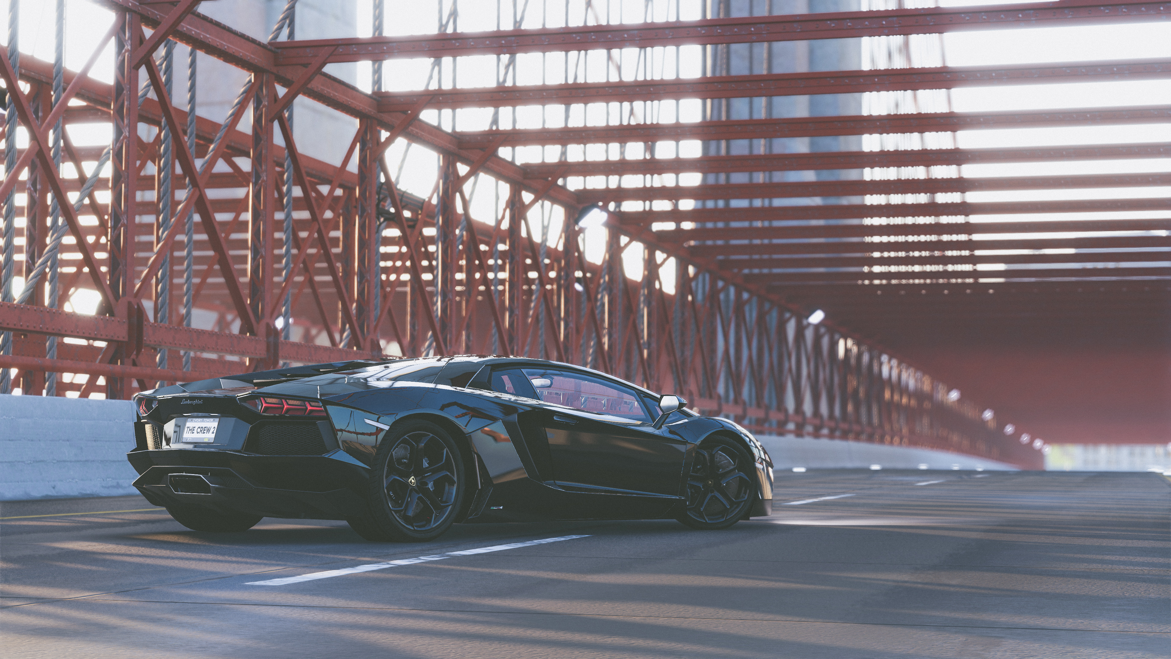 The Crew 2 Lamborghini Aventador, Racing game, High-speed chase, Adrenaline rush, 3840x2160 4K Desktop