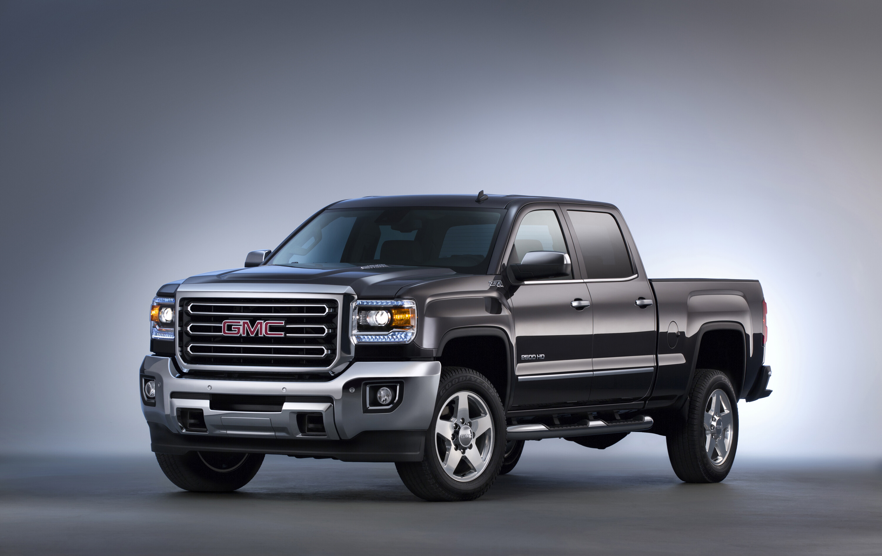 GMC: 2015 Sierra HD, Heavy-duty truck, Luxury crossovers, Industrial-chic styling. 3000x1900 HD Wallpaper.