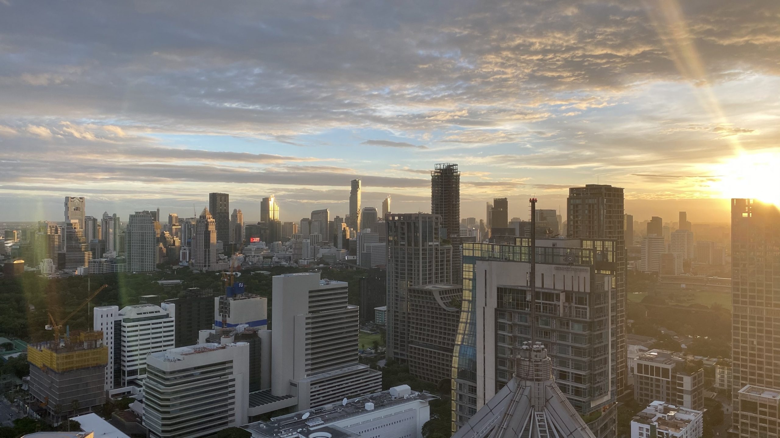 Bangkok Skyline, Digital transformation, Pandemic challenges, Technology partners, 2560x1440 HD Desktop