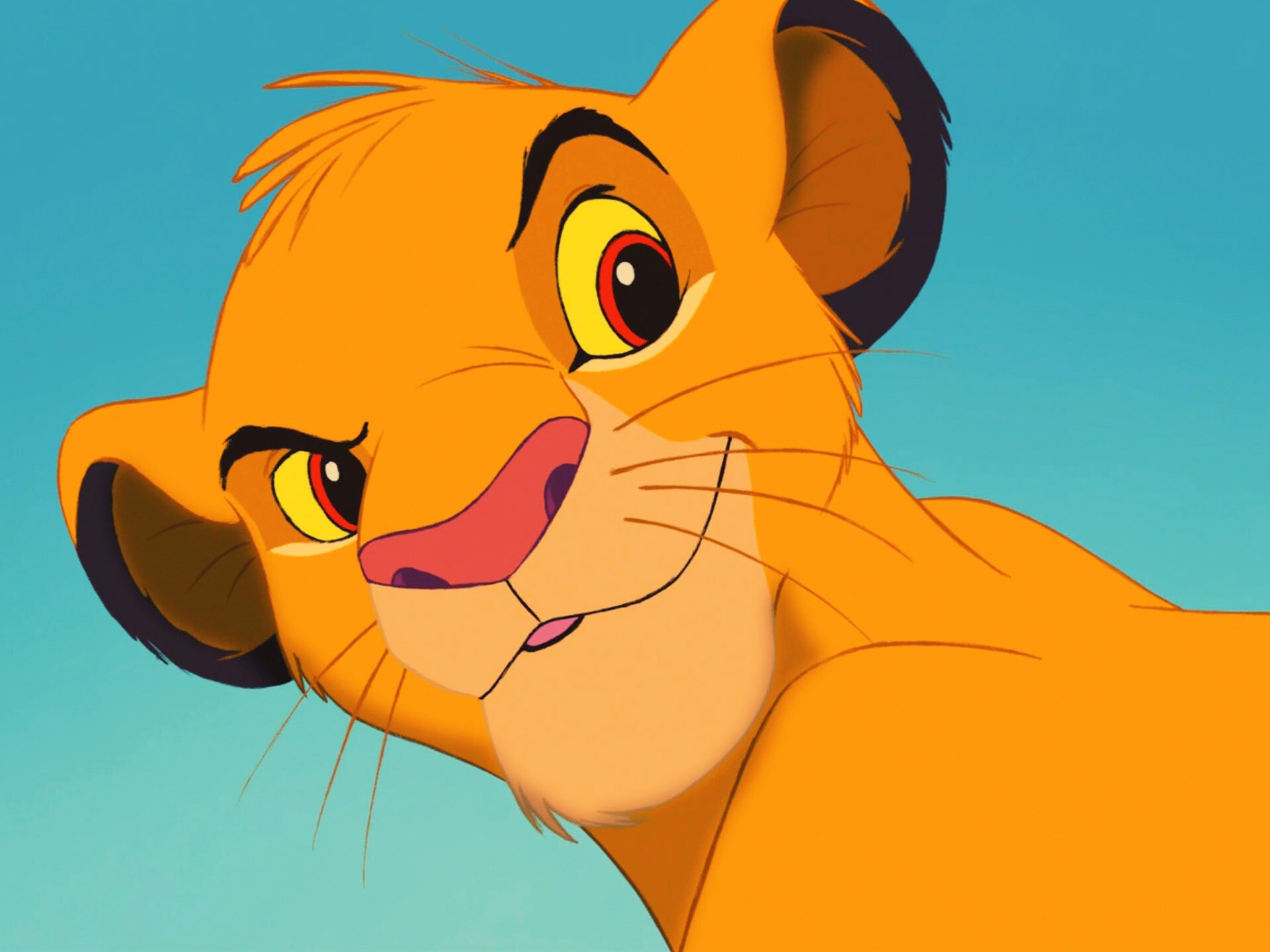 The Lion King: Simba, The protagonist of the 1994 Disney classic movie. 1920x1440 HD Wallpaper.