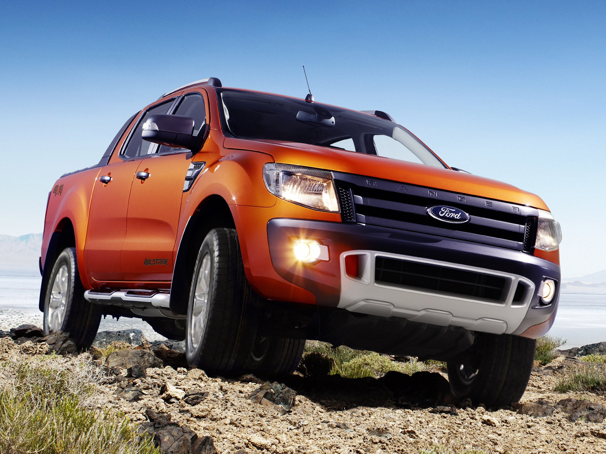 Ford Ranger: 2012 Wildtrak, The first mid-size pickup truck was assembled on October 22, 2018. 2050x1540 HD Background.