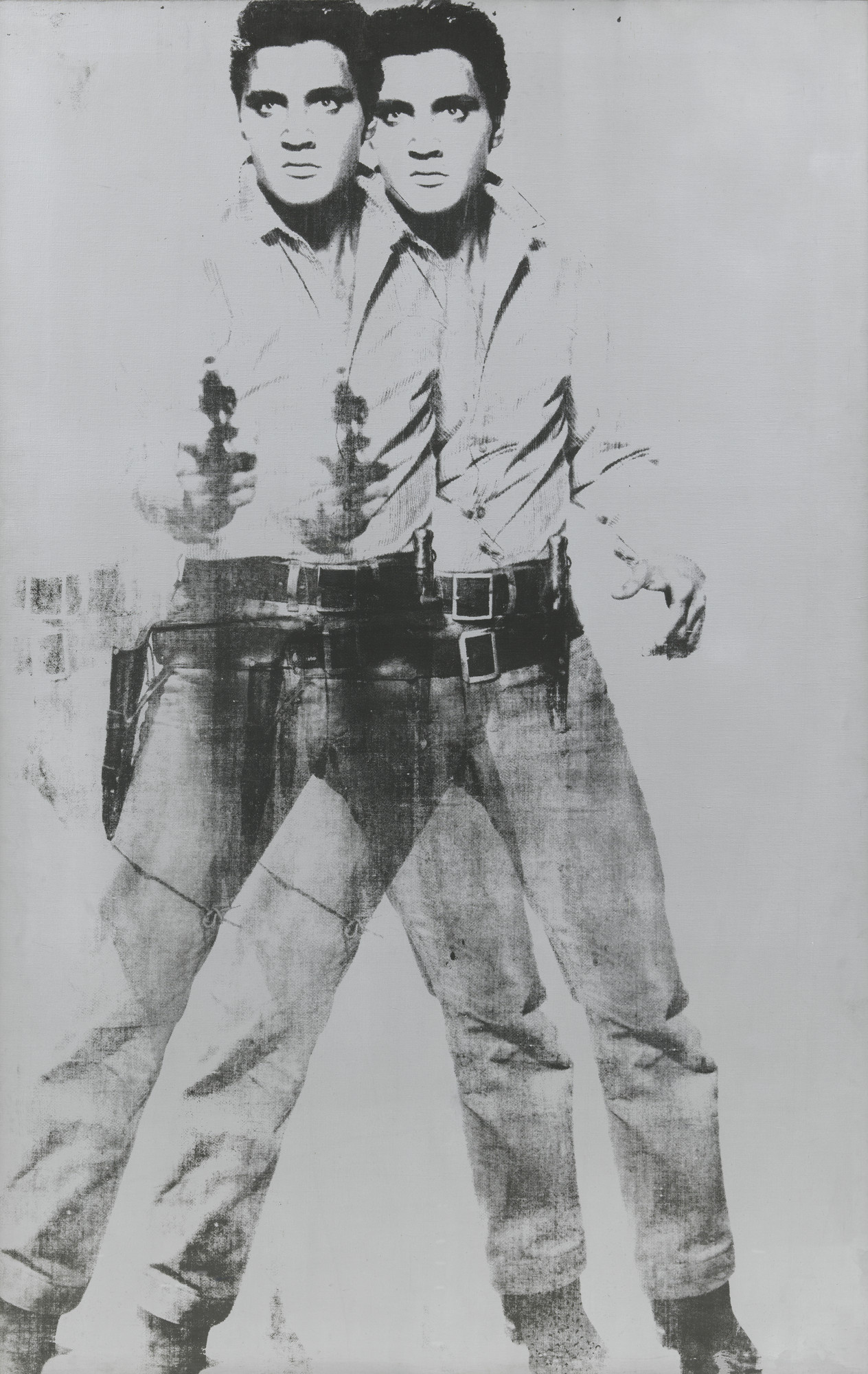 Andy Warhol, Double Elvis artwork, Pop art, MoMA, 1270x2000 HD Phone