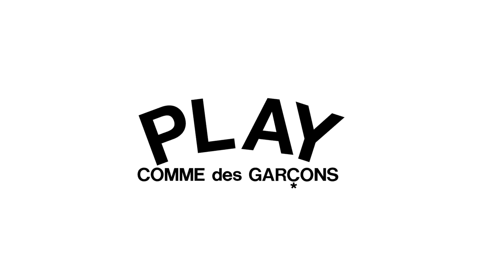 Comme des Garcons Play, Unique wallpapers, Iconic brand, Edgy fashion, 2050x1160 HD Desktop
