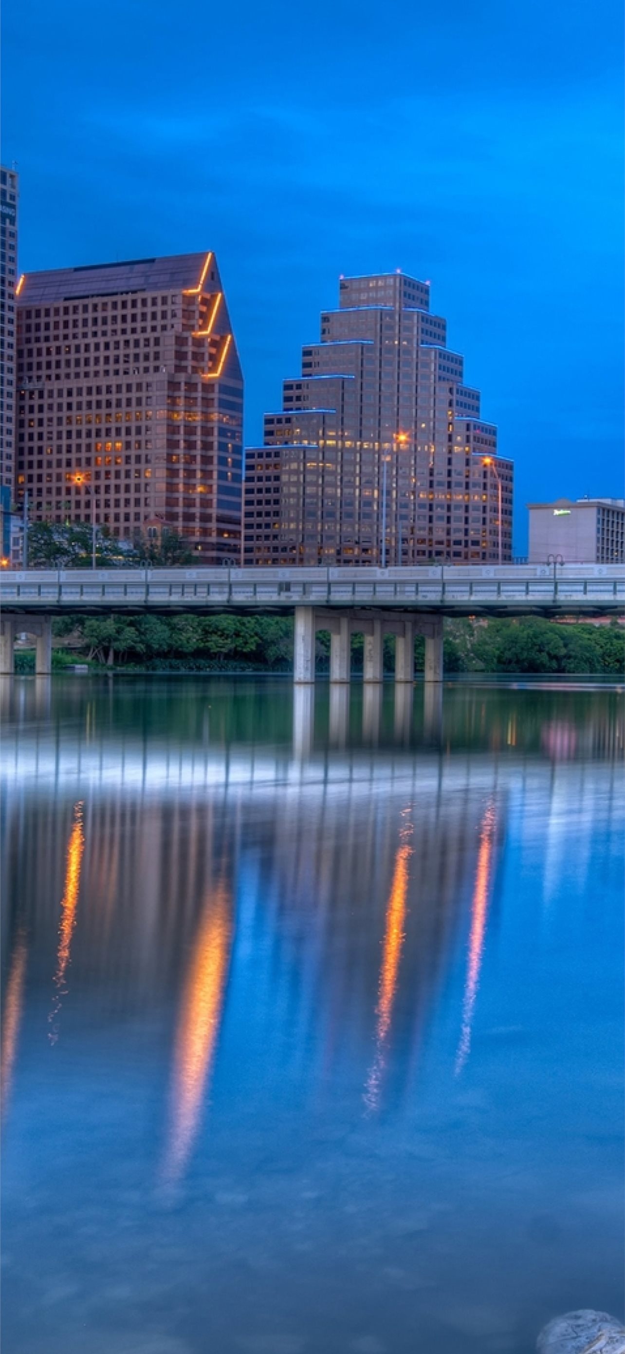 Austin Skyline, Free iPhone wallpapers, Austin city view, 1290x2780 HD Handy