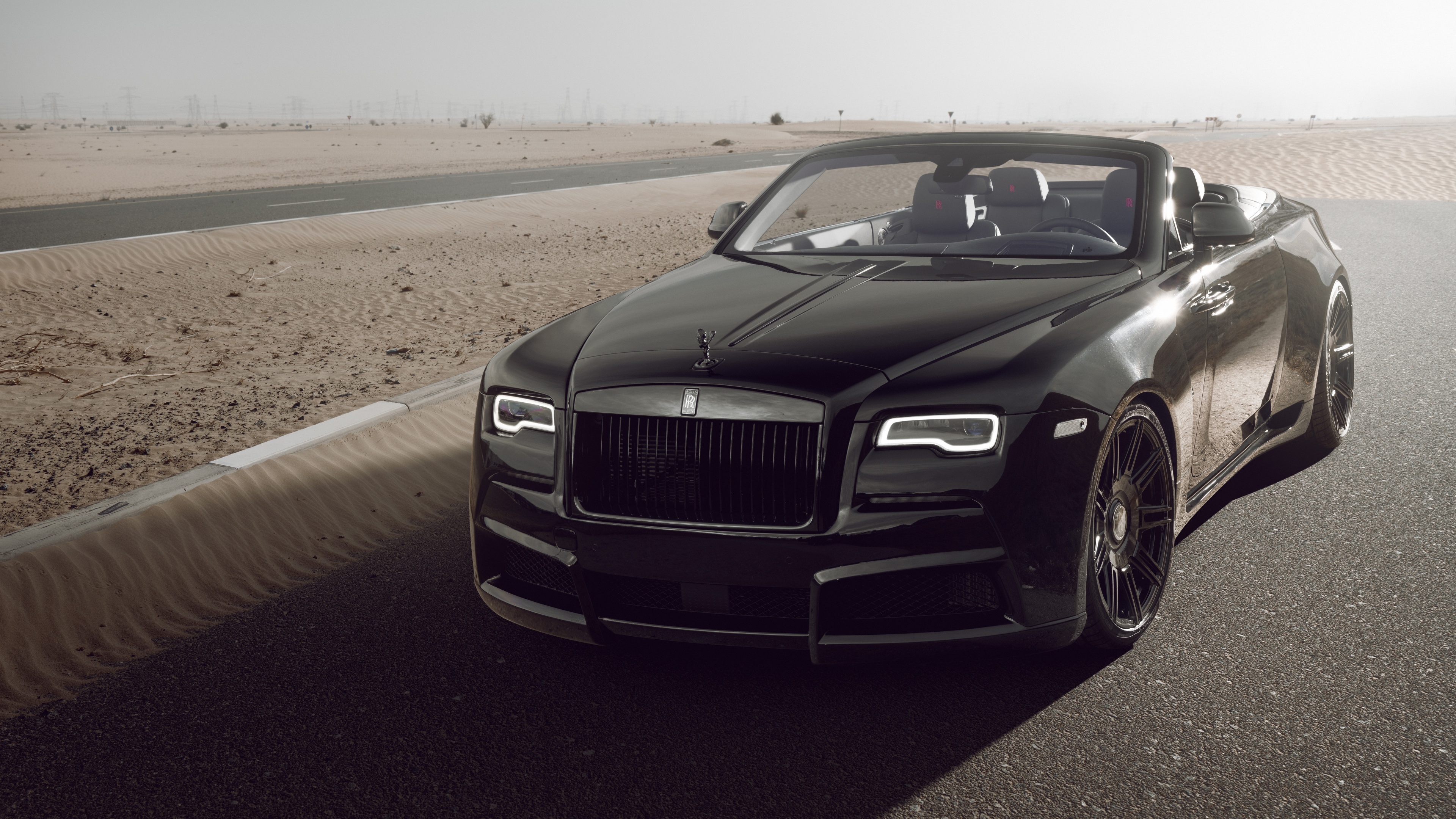 Rolls-Royce Dawn, Black Badge Overdose, 4k Cars, 3840x2160 4K Desktop