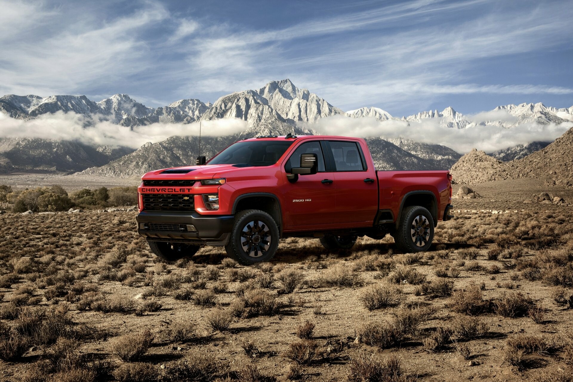 Chevrolet: A well-known car brand all over the world, Silverado. 1920x1280 HD Background.