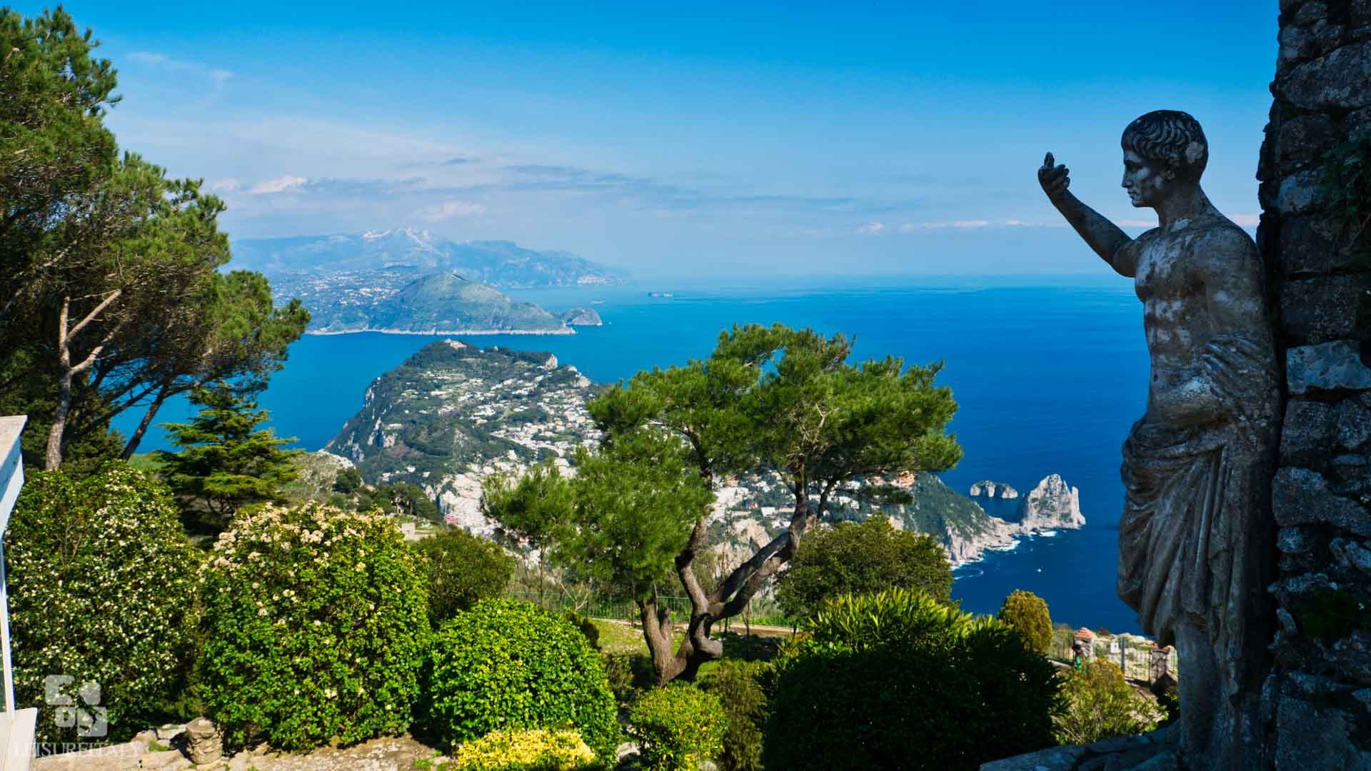 Capri at leisure, Sorrento leisure Italy, Mediterranean escape, Relaxing vacation, 1920x1080 Full HD Desktop