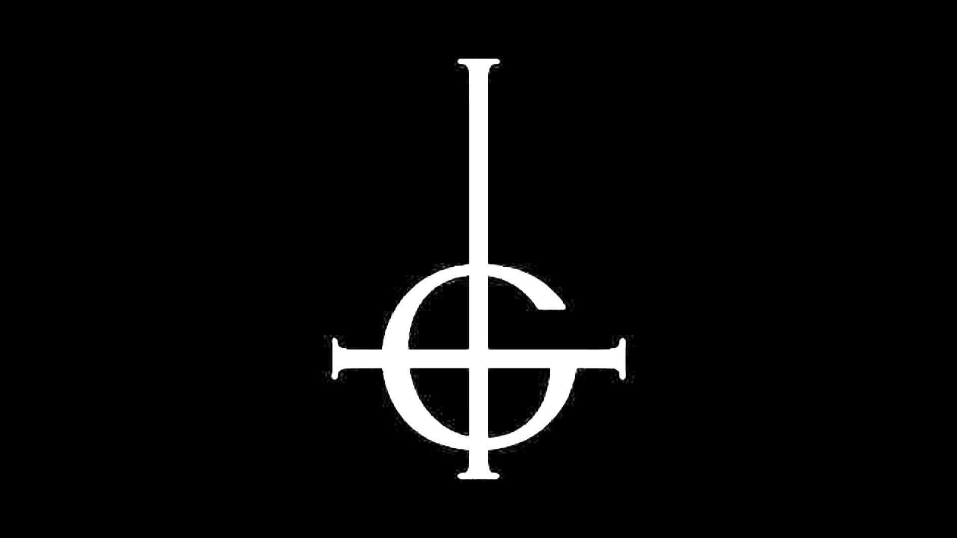 Ghost Band, Ghost logo, Haunting symbol, Dark aesthetic, 1920x1080 Full HD Desktop