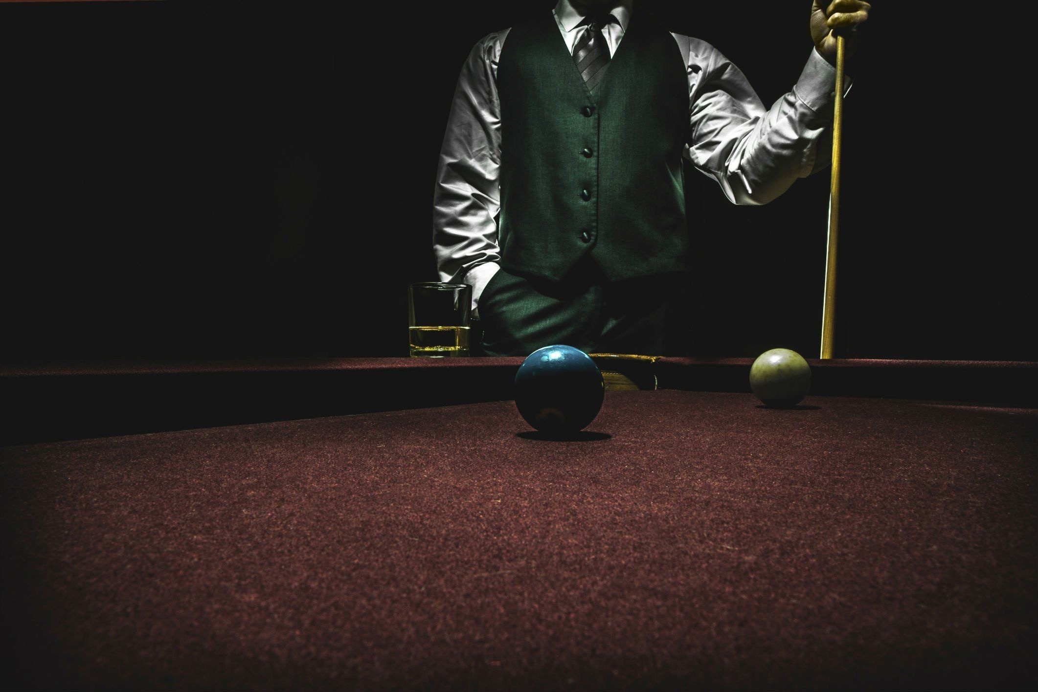 Cue Sports: A classic American eight-ball game, The most popular recreational game played by amateurs. 2130x1420 HD Background.