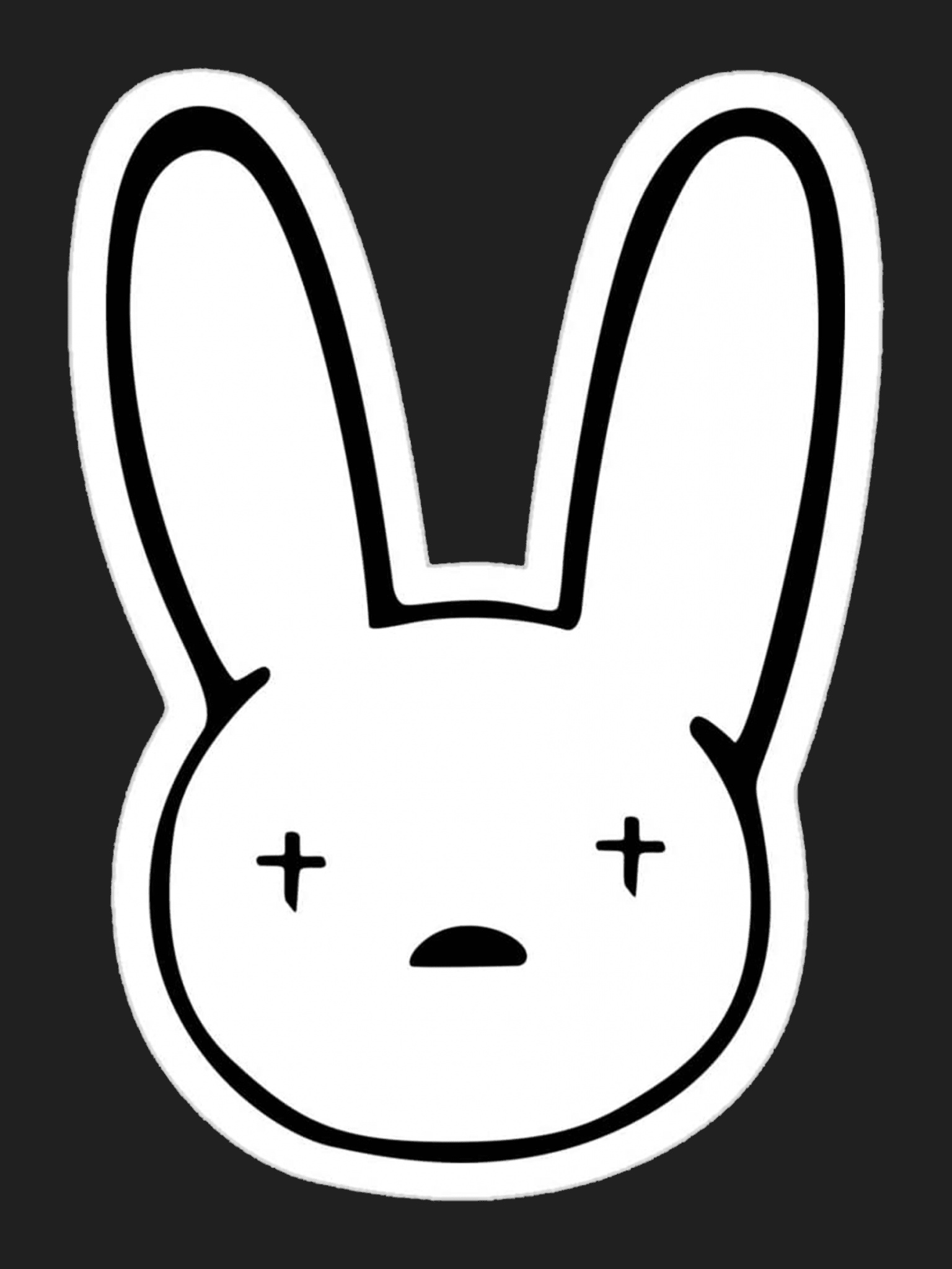 Bad Bunny, Music artist, Ultra HD image, Bunny logo, 1540x2050 HD Handy