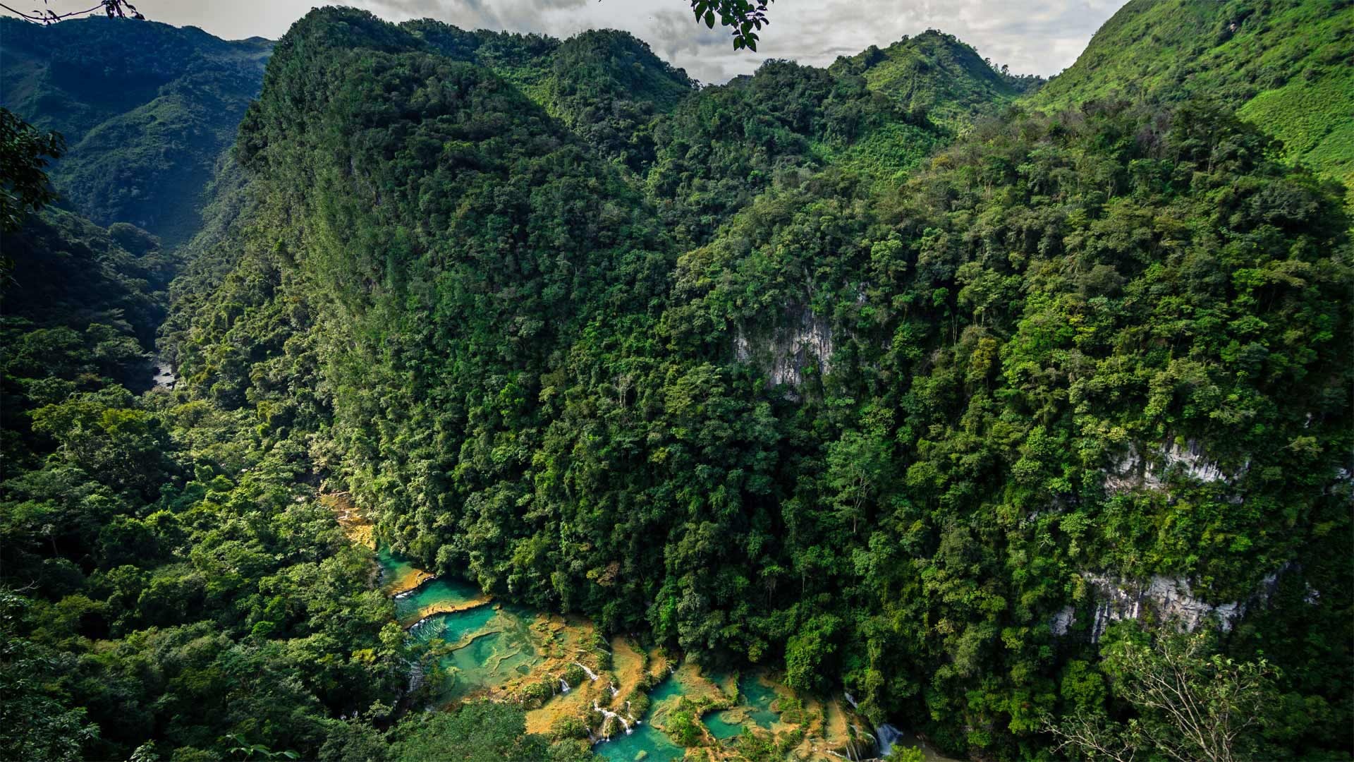Semuc Champey, Bing photos, Guatemala nature, Naturschutzgebiet, 1920x1080 Full HD Desktop