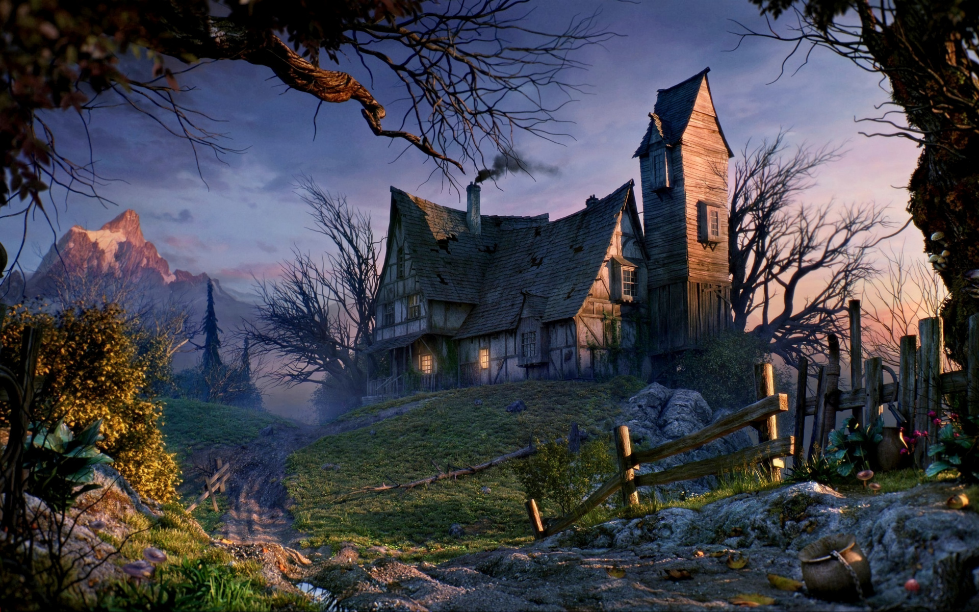 Haunted House, HD wallpapers, Background images, 1920x1200 HD Desktop